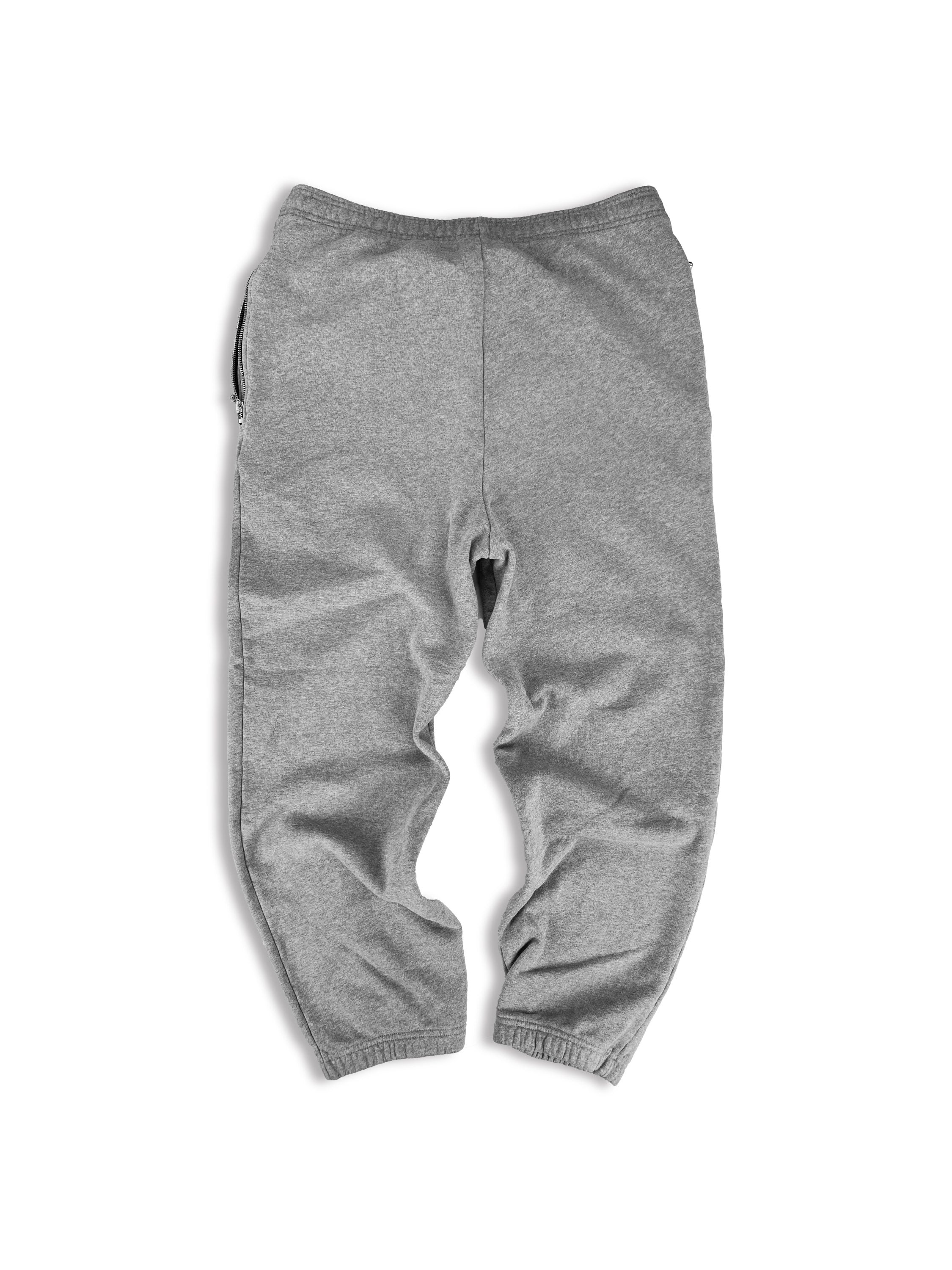 Sandro Paris Heavy Weight Embroidered Logo Grey Sweat Pants
