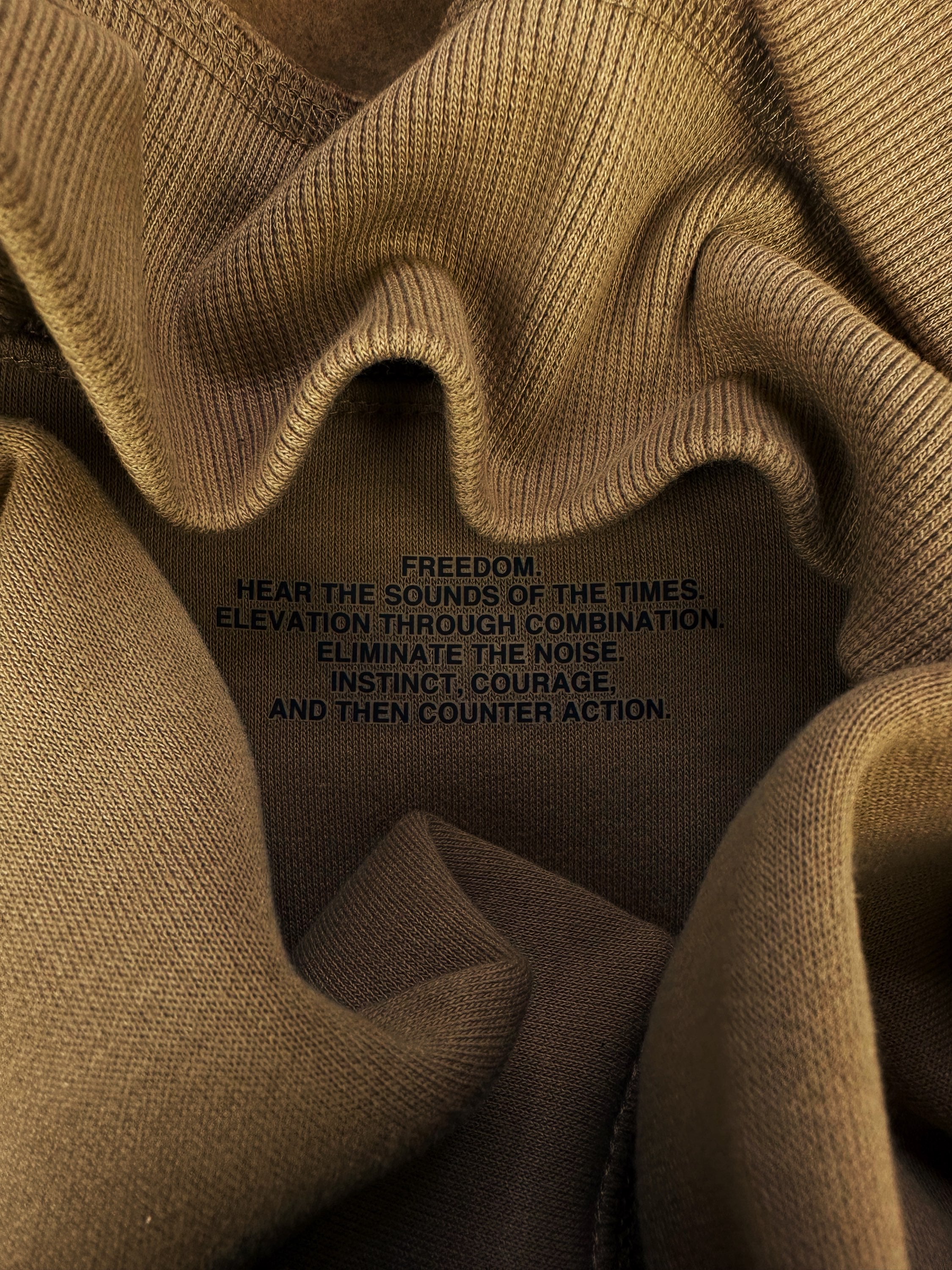Undercover ‘Freedom’ Tan Floral Graphic Crewneck