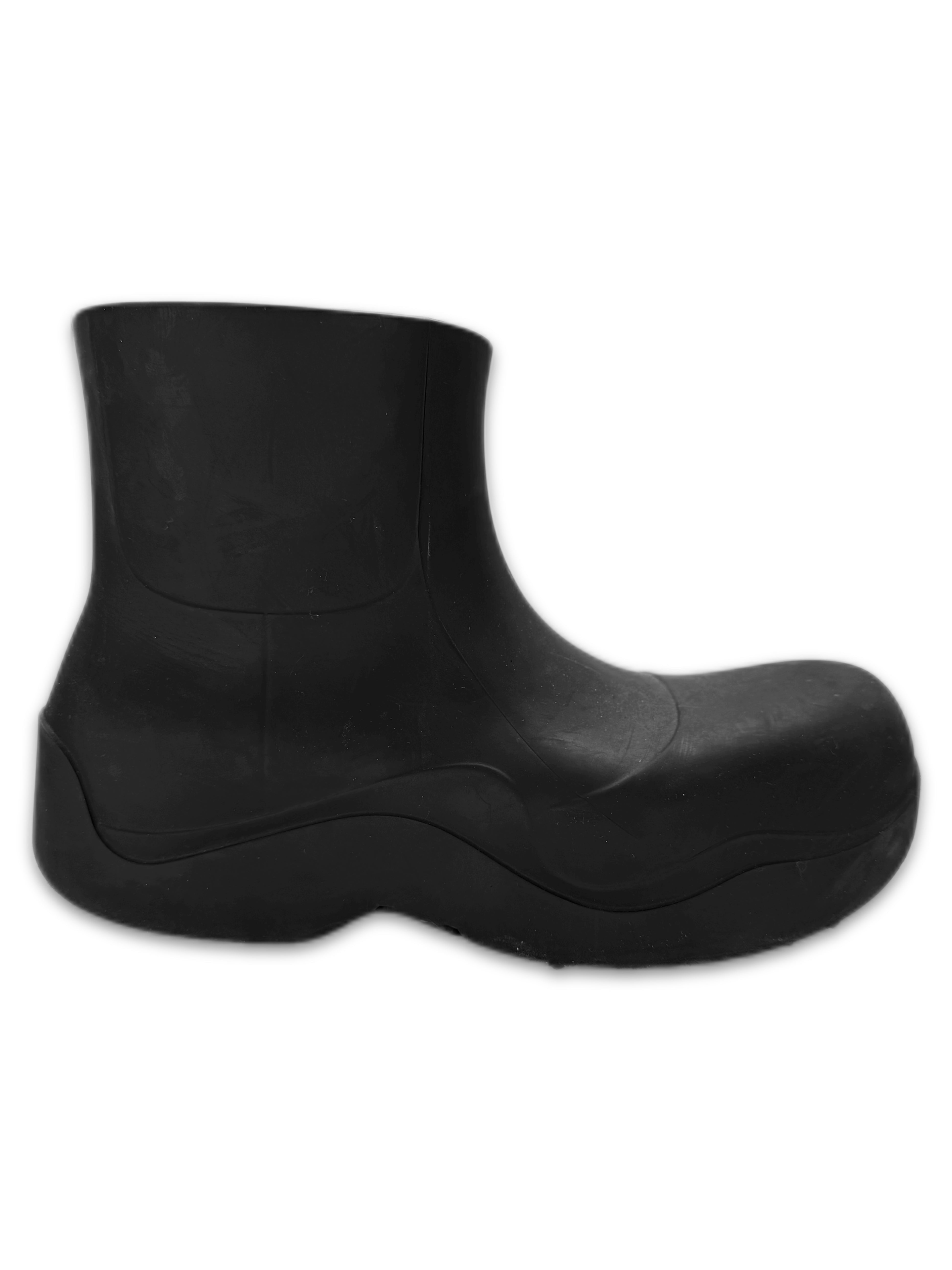 Bottega Veneta Black Hi-top Rubber ‘Puddle’ Boots