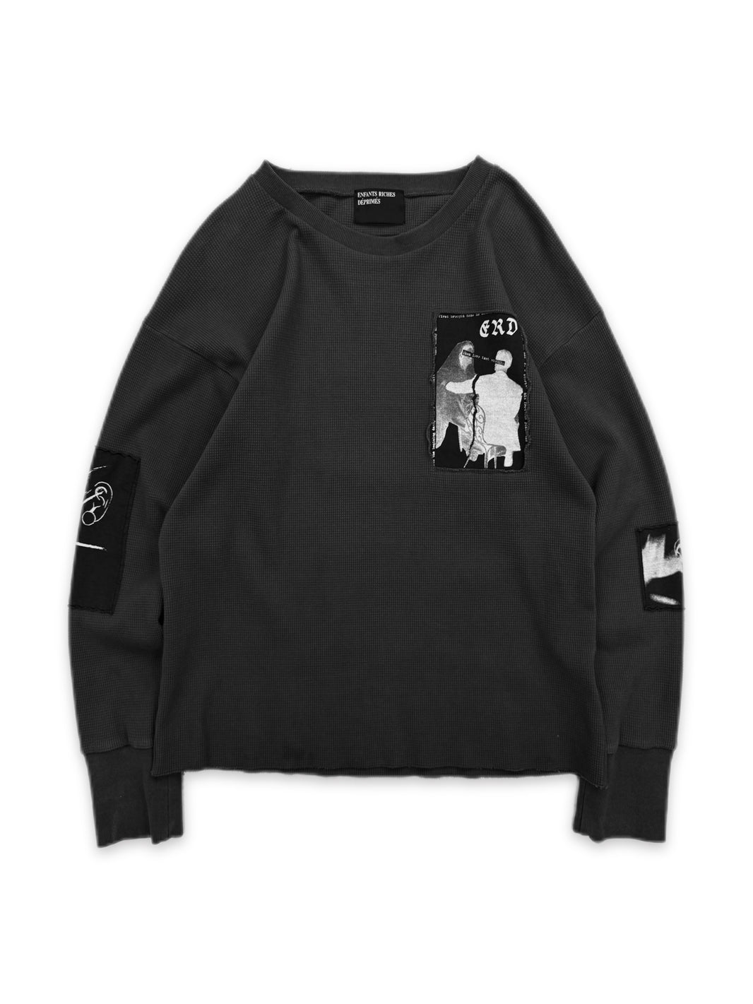 AW24 Enfants Riches Deprimes ‘Assemblage’ Patchwork Thermal Long Sleeve