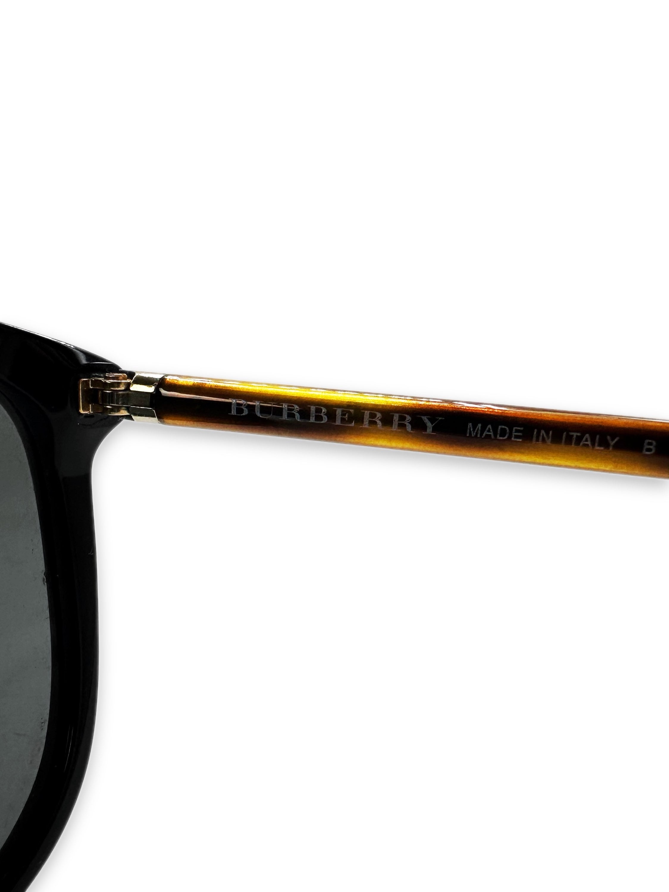 Burberry Black Tint Ombré Logo Wayfarer Sunglasses