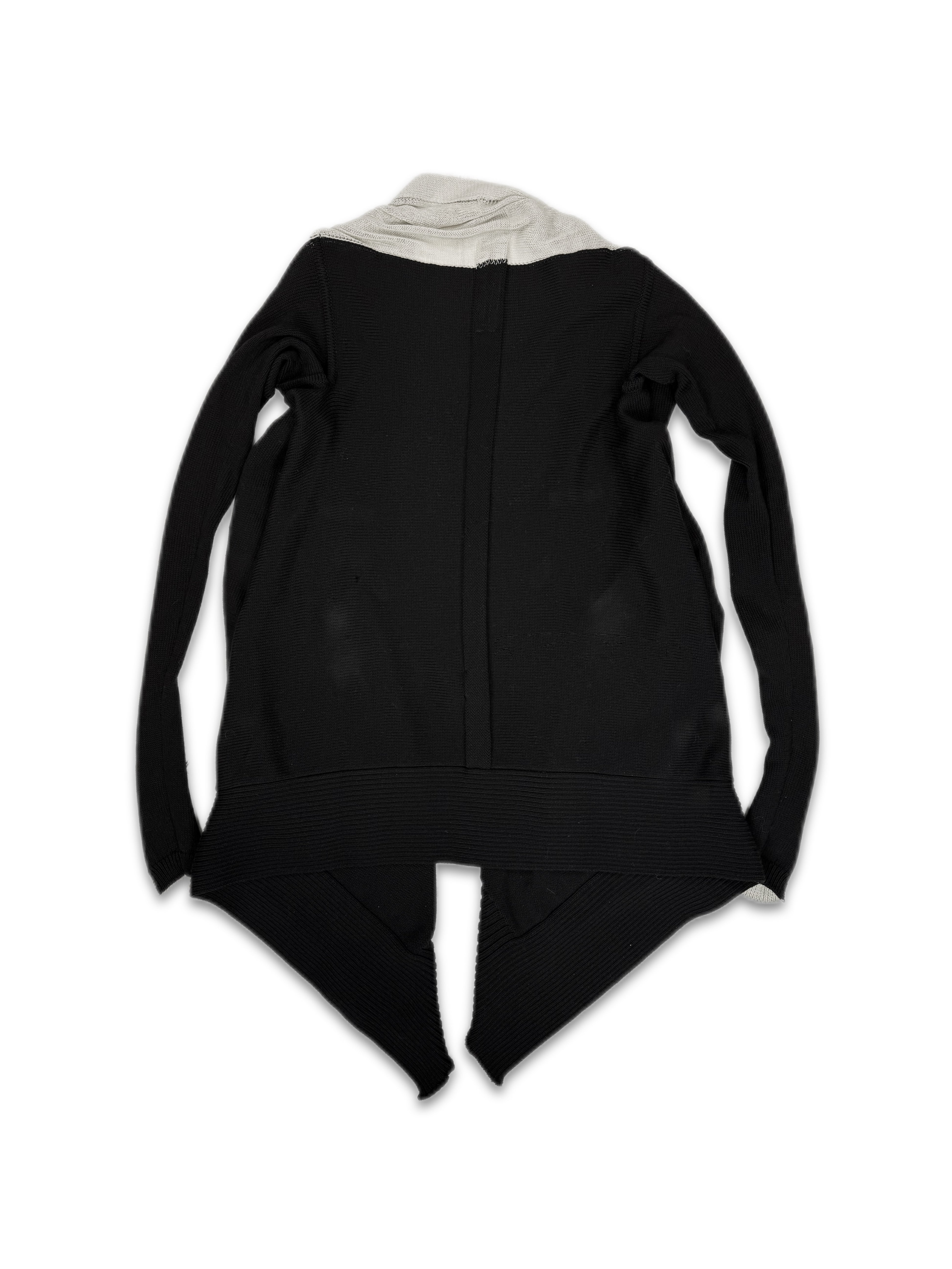 SS24 Rick Owens ‘Lido’ Two Tone Knitted Cardigan