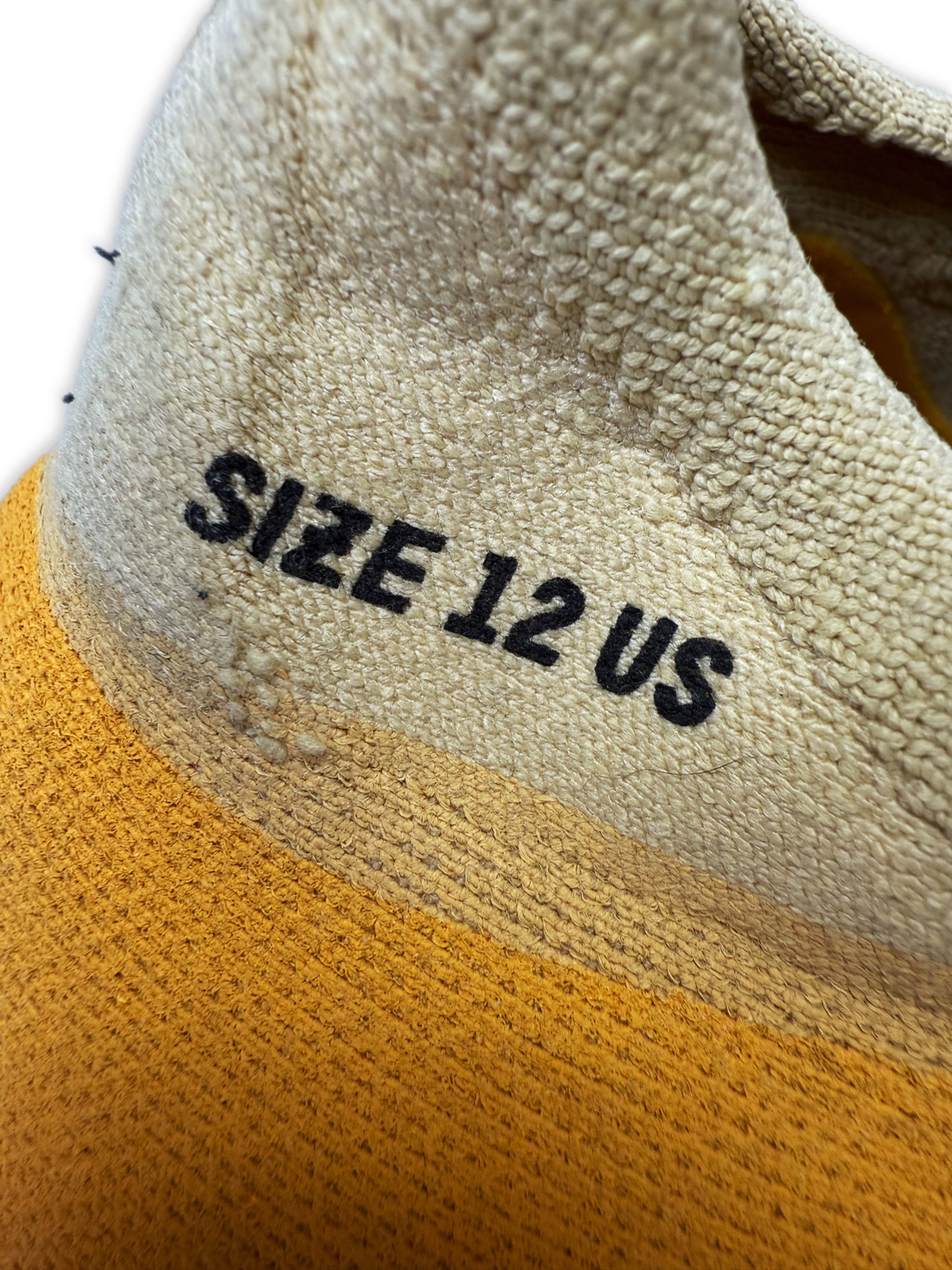 SS20 Yeezy SAMPLE 350 V3 Yellow Sulfur Knit Runner Sneakers