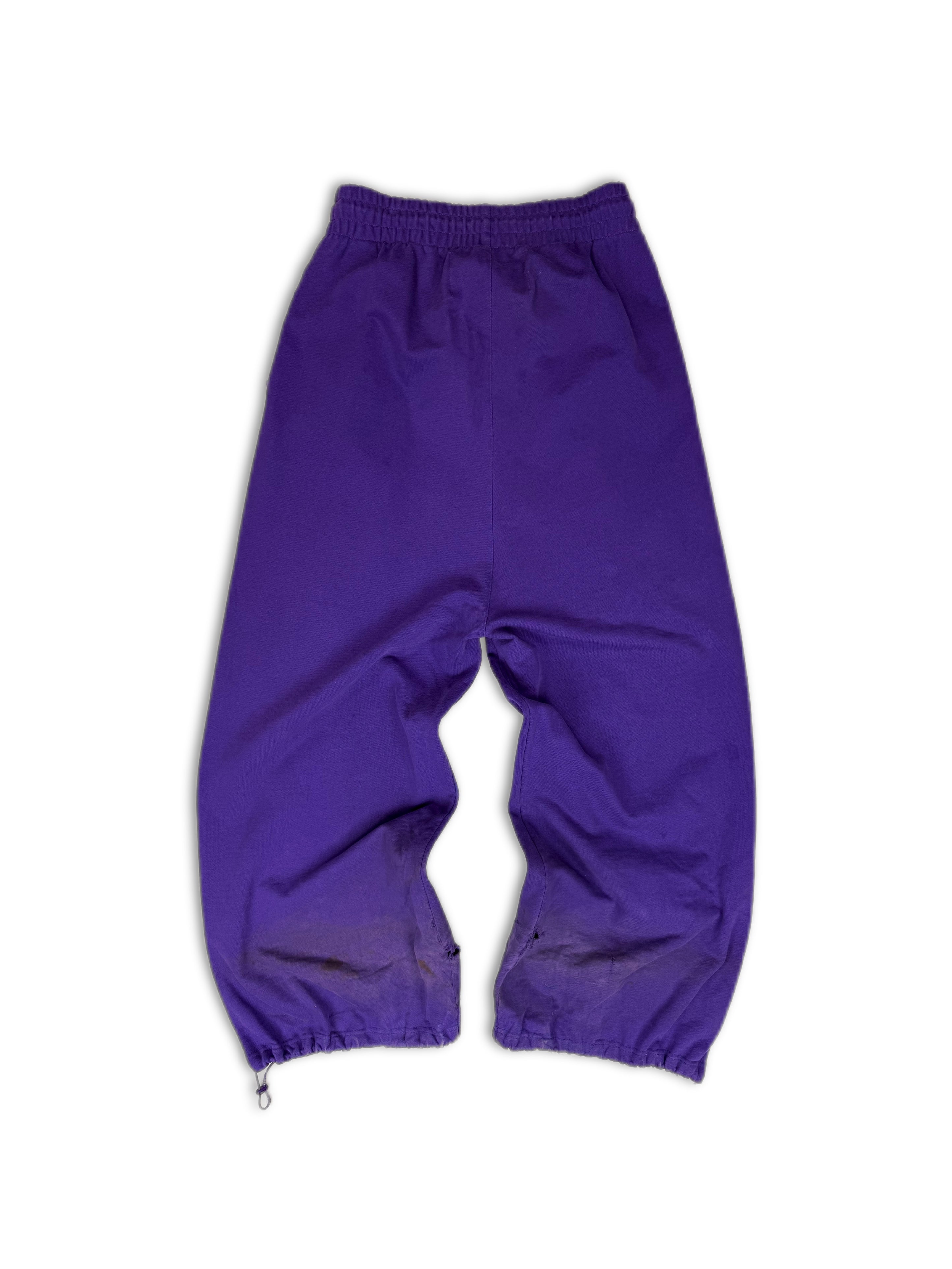 Anonymous Club by Shayne Oliver Purple Baggy Sweat Pants