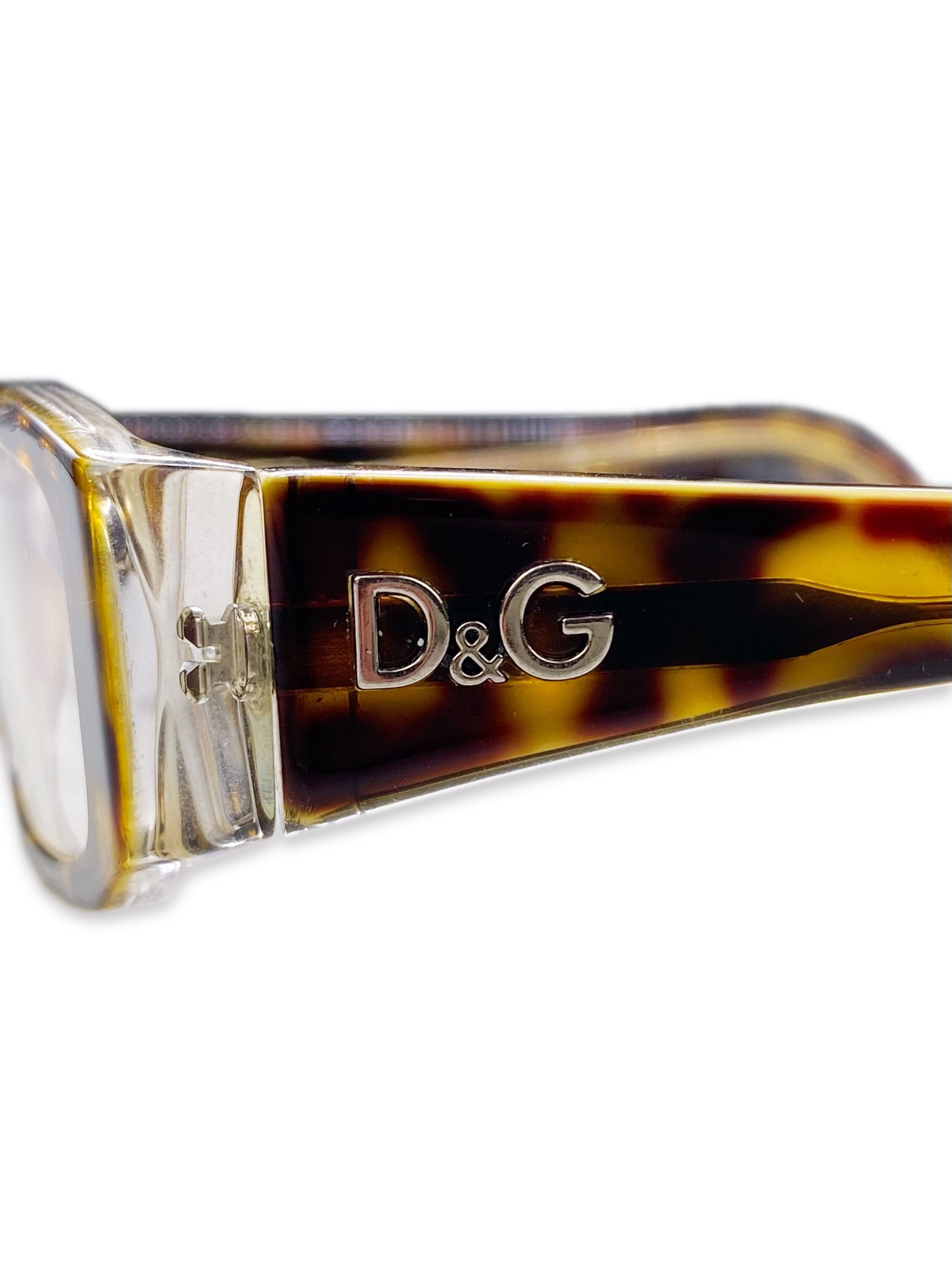Dolce & Gabbana Ombré Metallic Glasses Frames