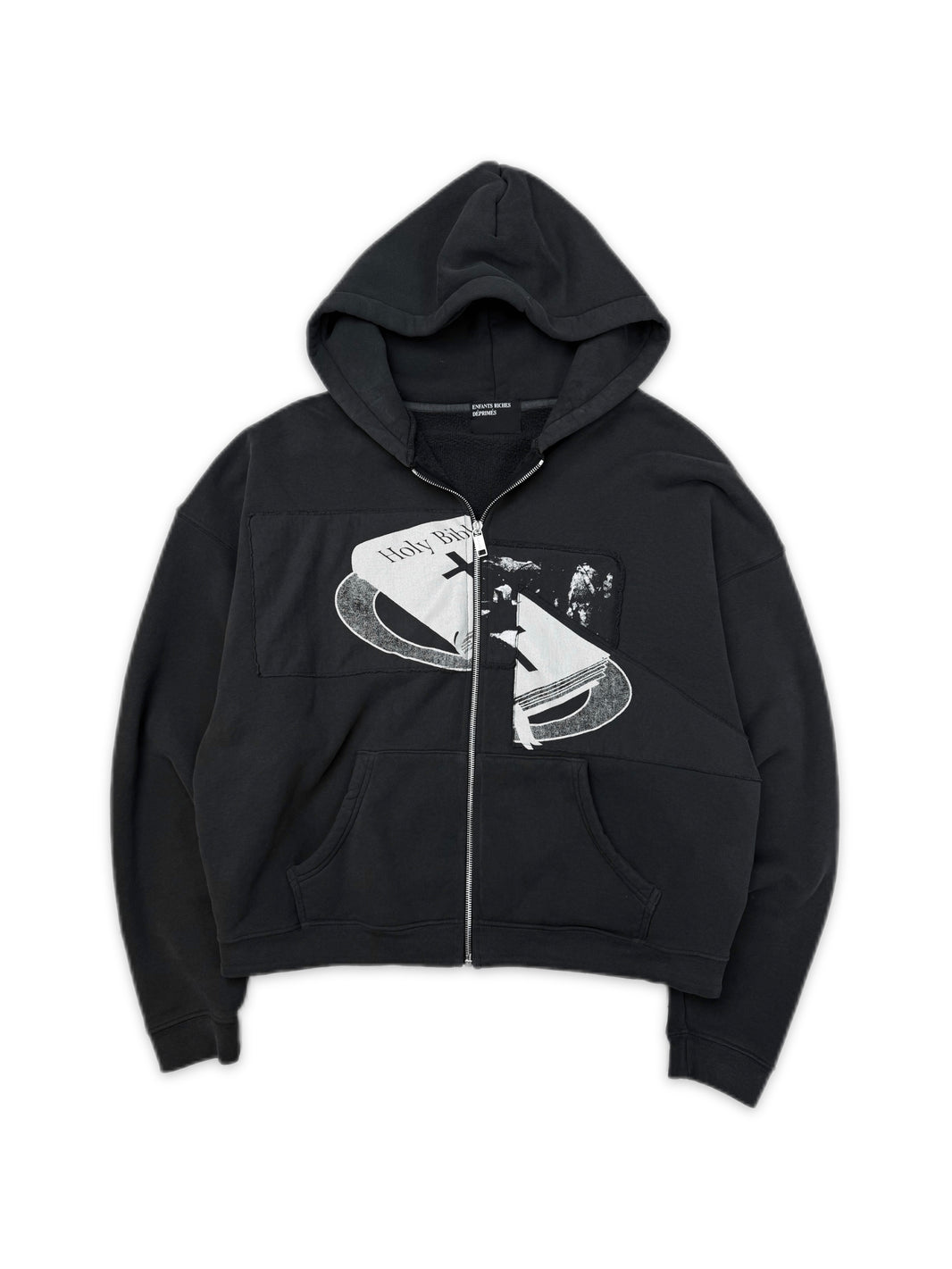 SS25 Enfants Riches Deprimes ‘Holy Bible’ Assemblage Zip-up Hoodie