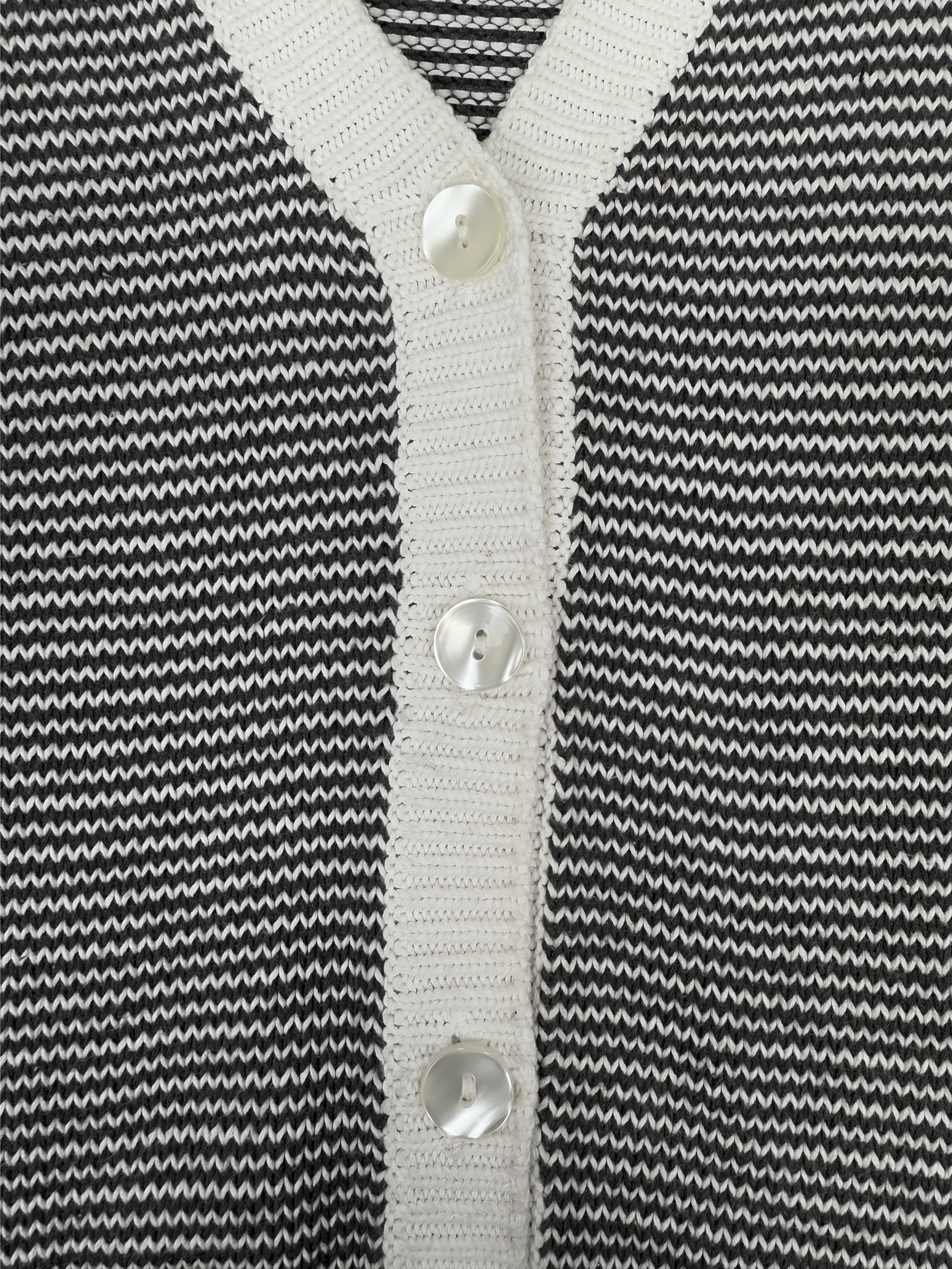 90s Maison Margiela Blank Tag Striped Sleeveless Vest
