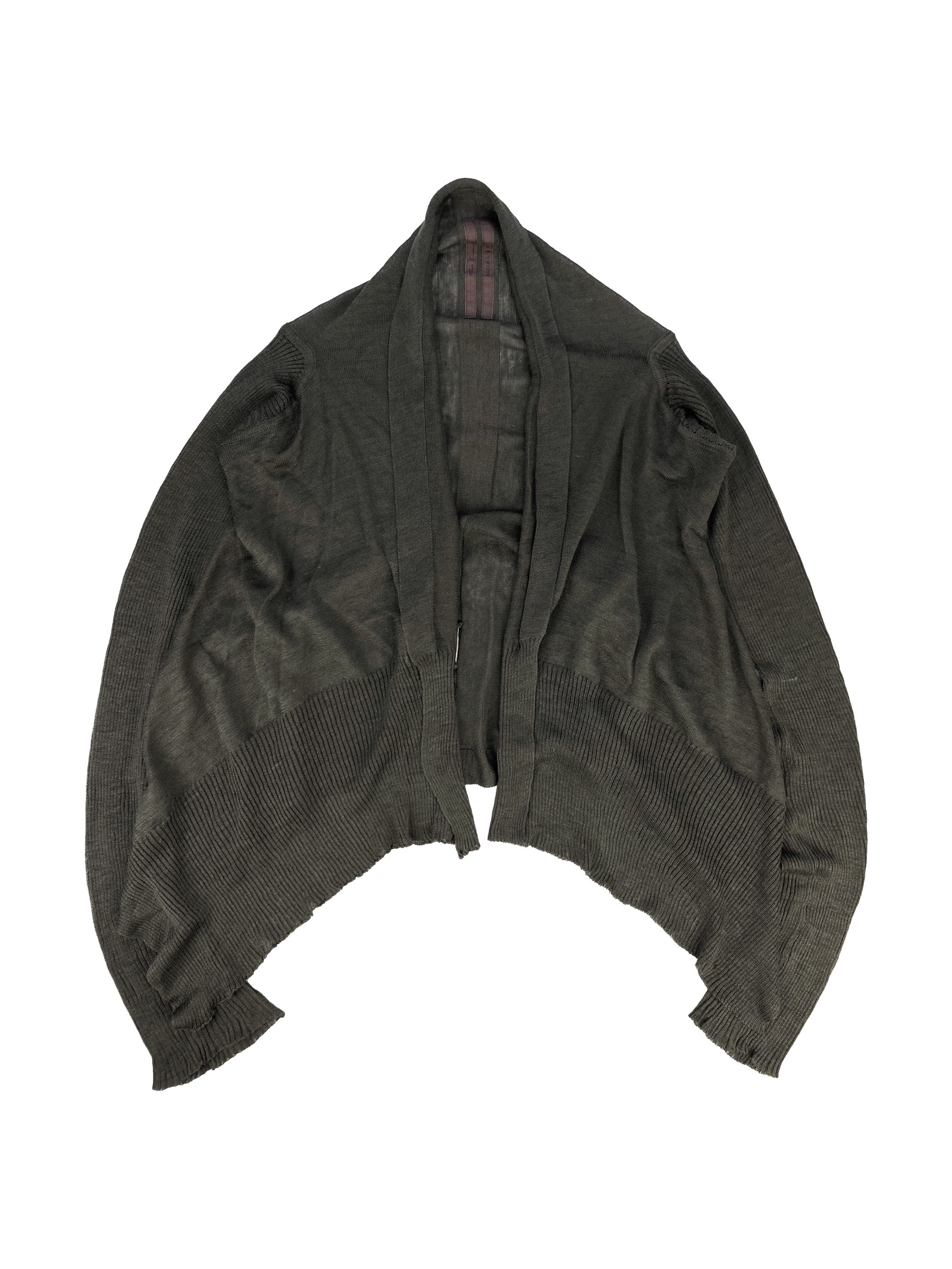 SS12 Rick Owens ‘Naska’ Light Weight Knitted Cardigan