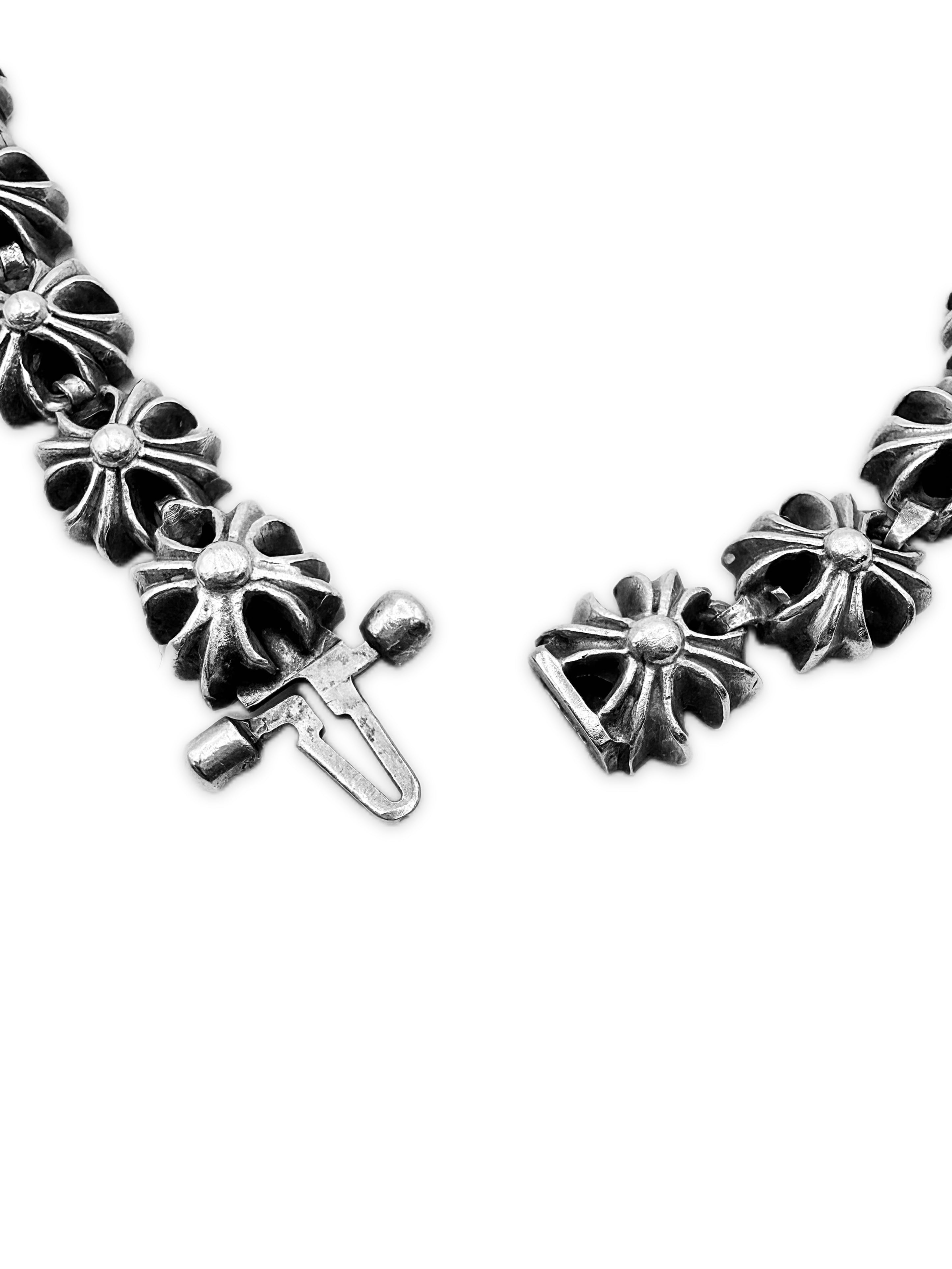 Chrome Hearts Mini Plus Cut Out .925 Silver Bracelet