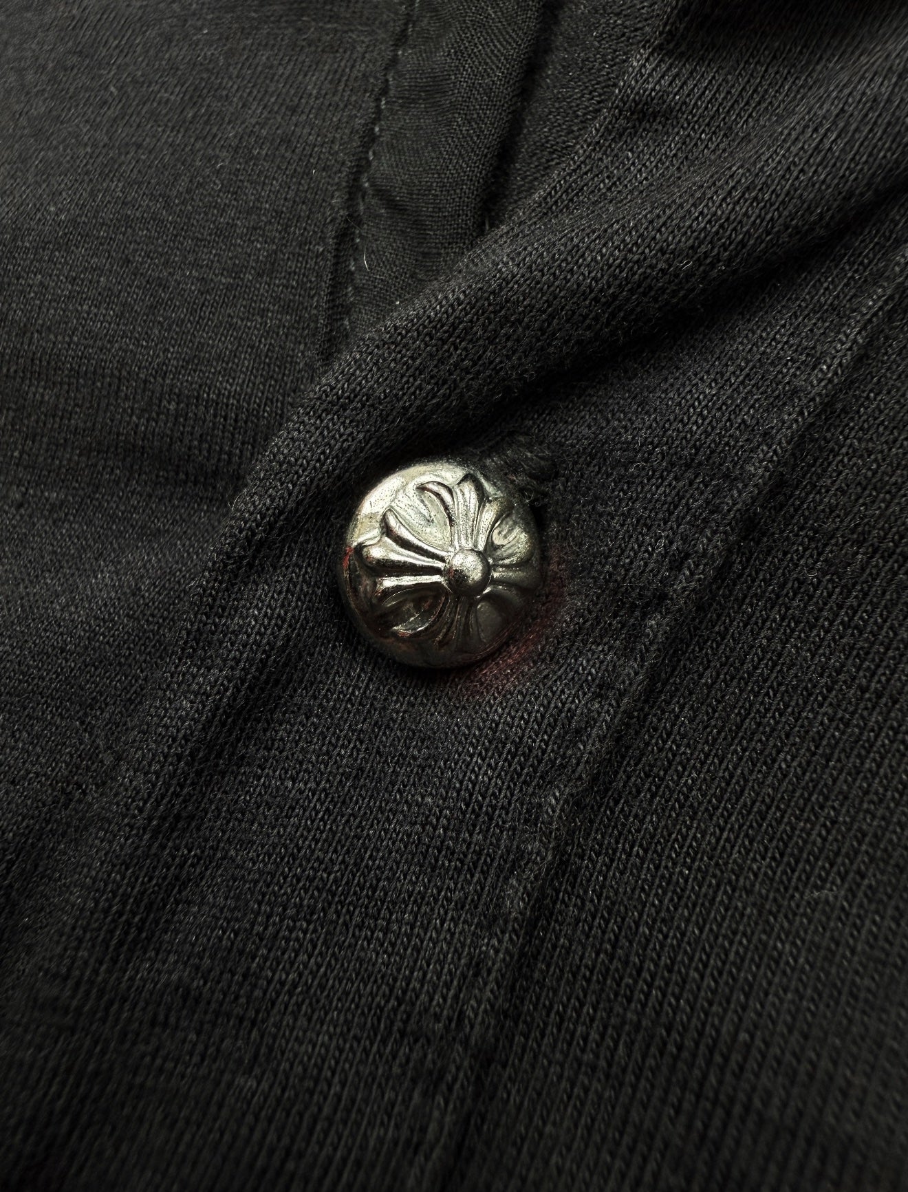 Chrome Hearts Cross Ball Button Up Short Sleeve Polo