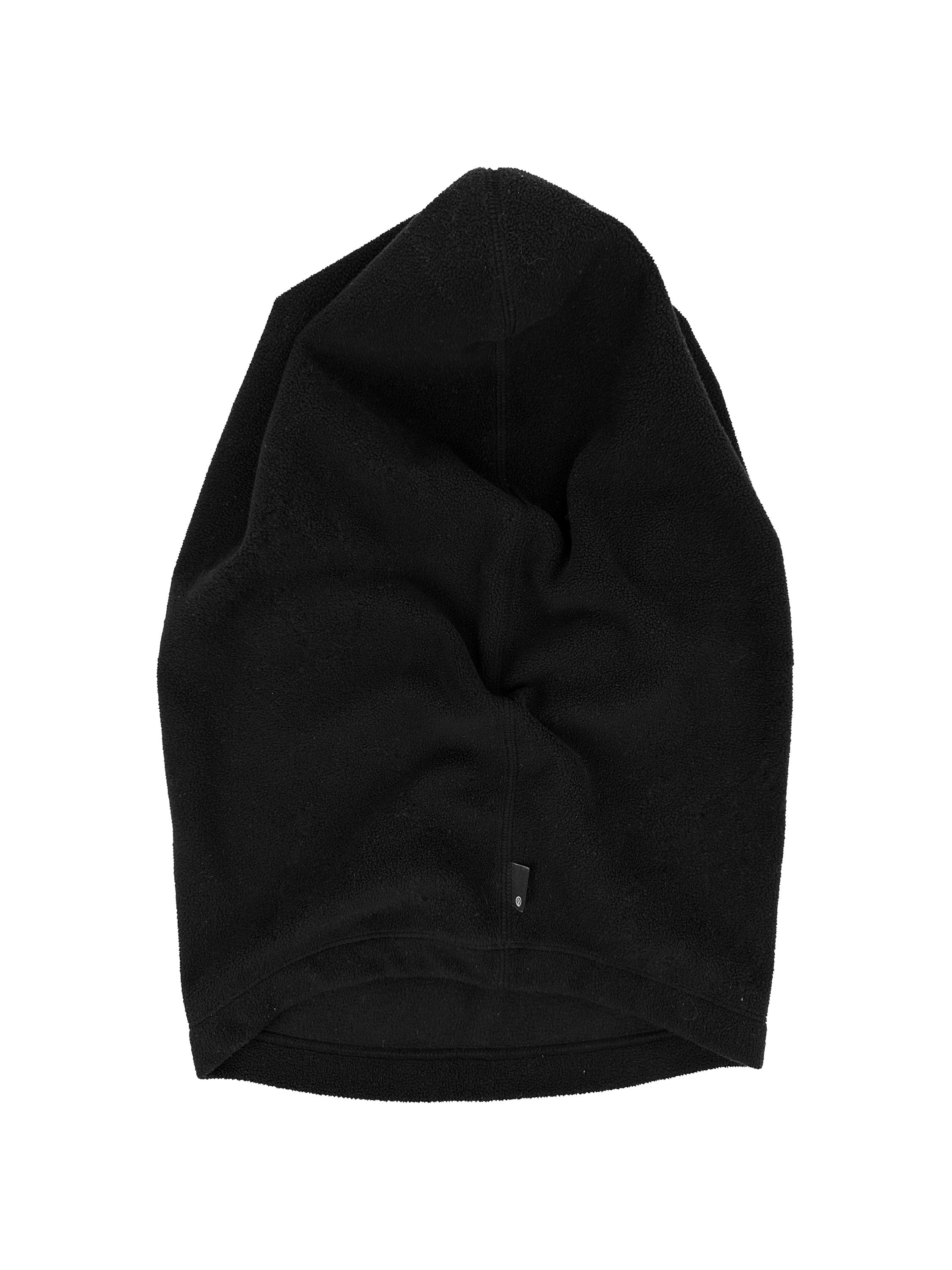 00s Undercover ‘Hal Laboratories’ Black Embroidered Fleece Hood