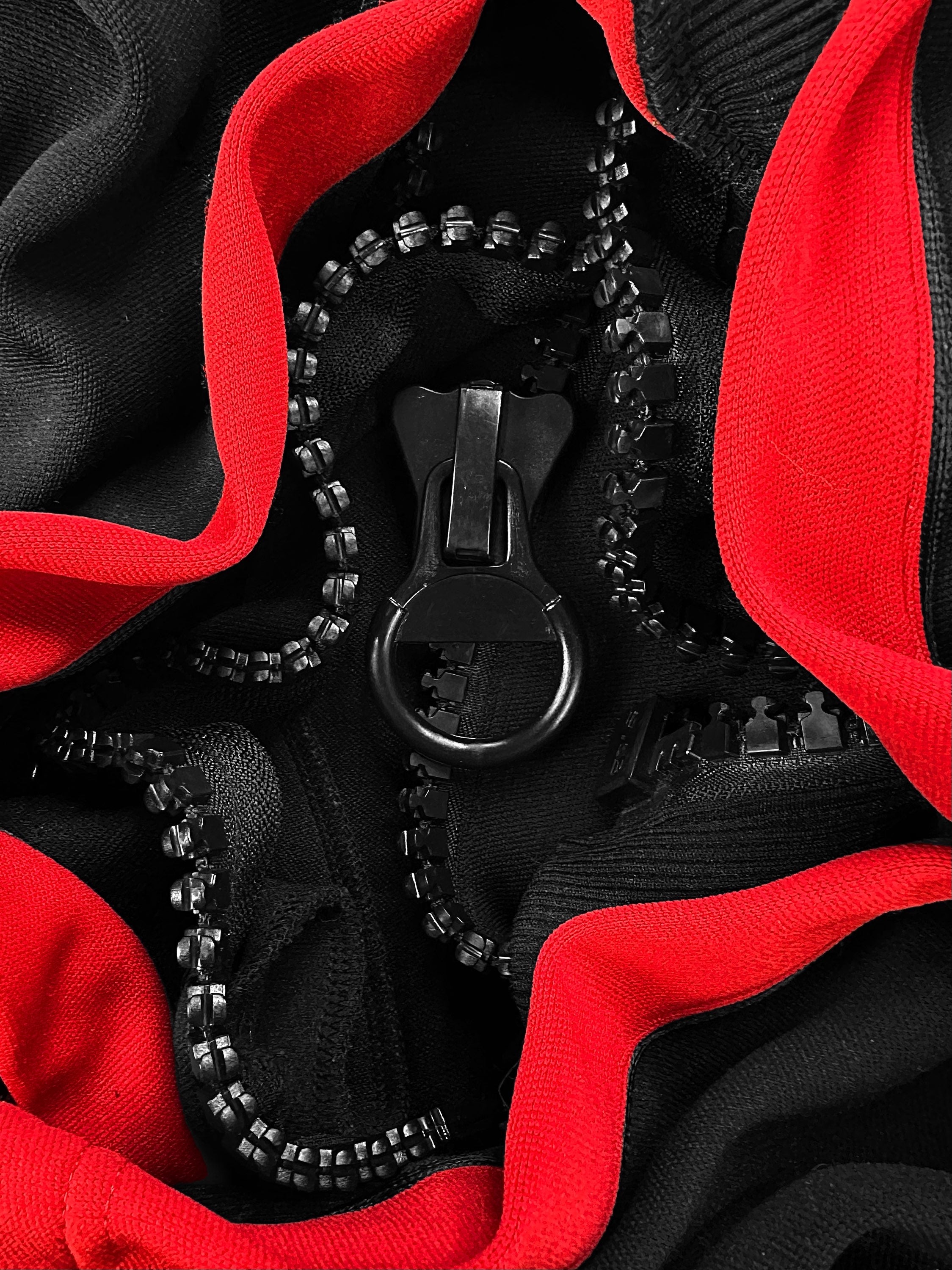 Mihara Yasuhrio ‘Big Zipper’ Black Two Tone Track Jacket