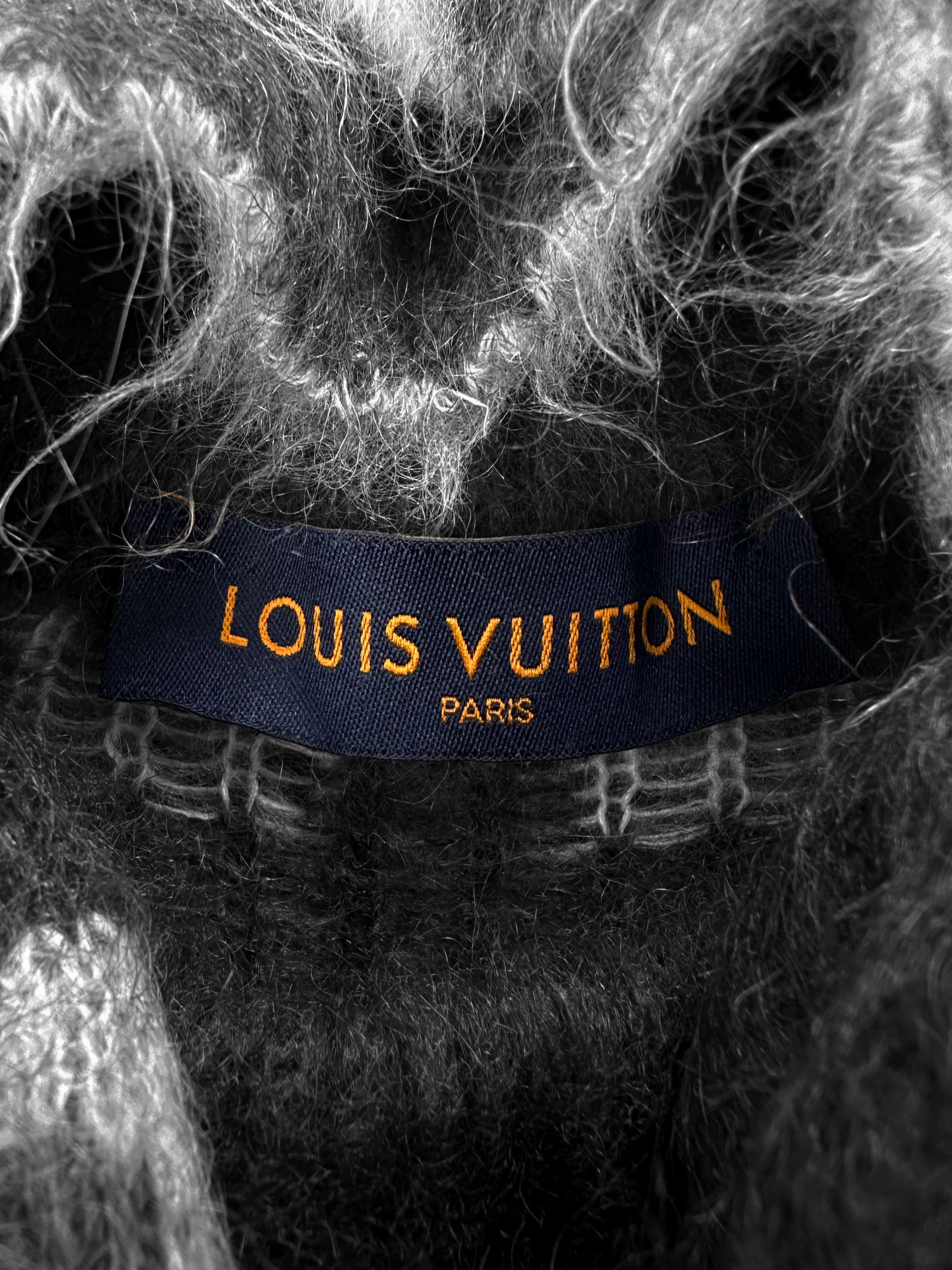AW19 Louis Vuitton by Virgil Abloh Mohair ‘Flag’ Knitted Sweater