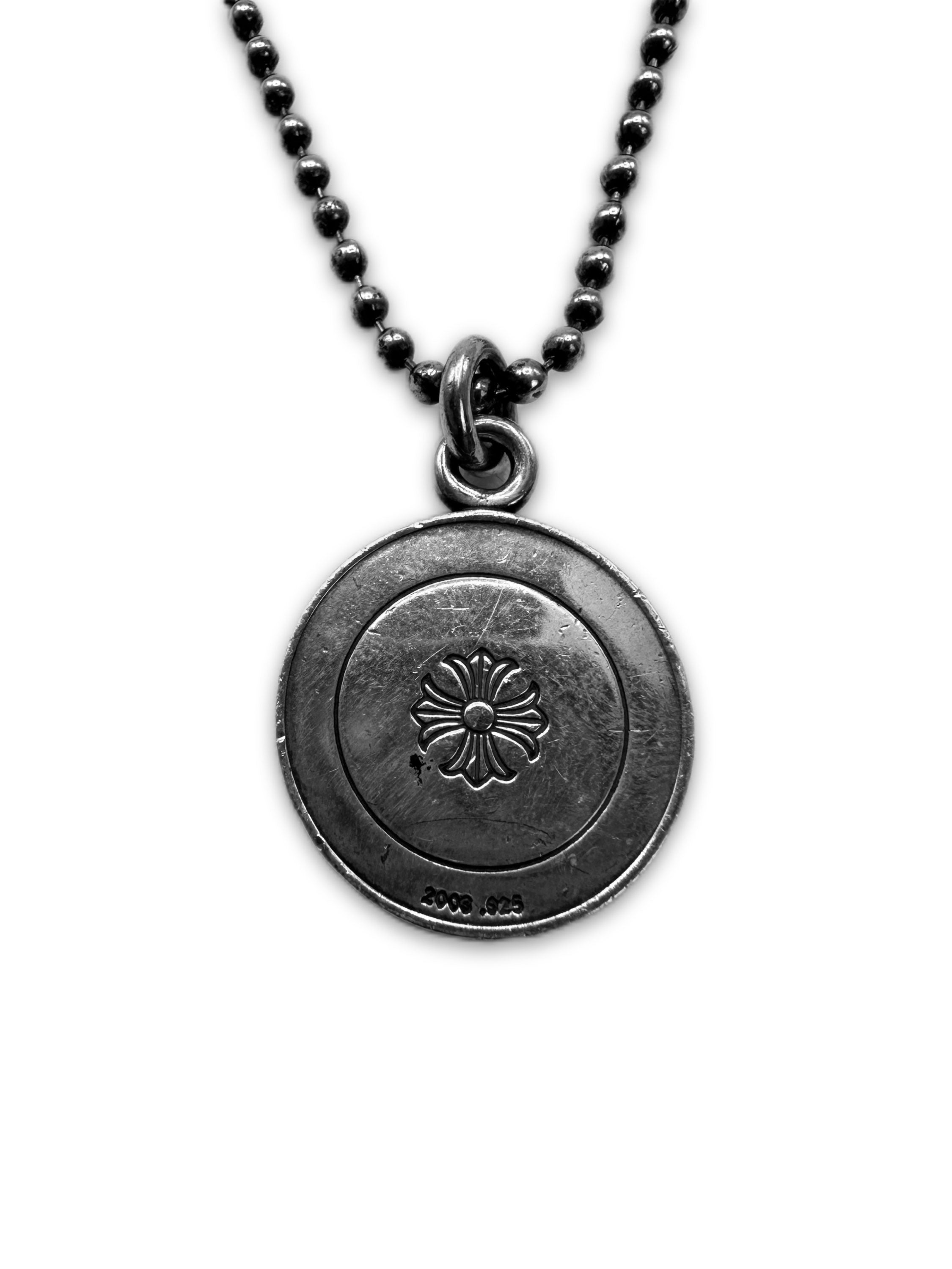 Chrome Hearts ‘Angel’ Medallion .925 Silver Charm Pendant