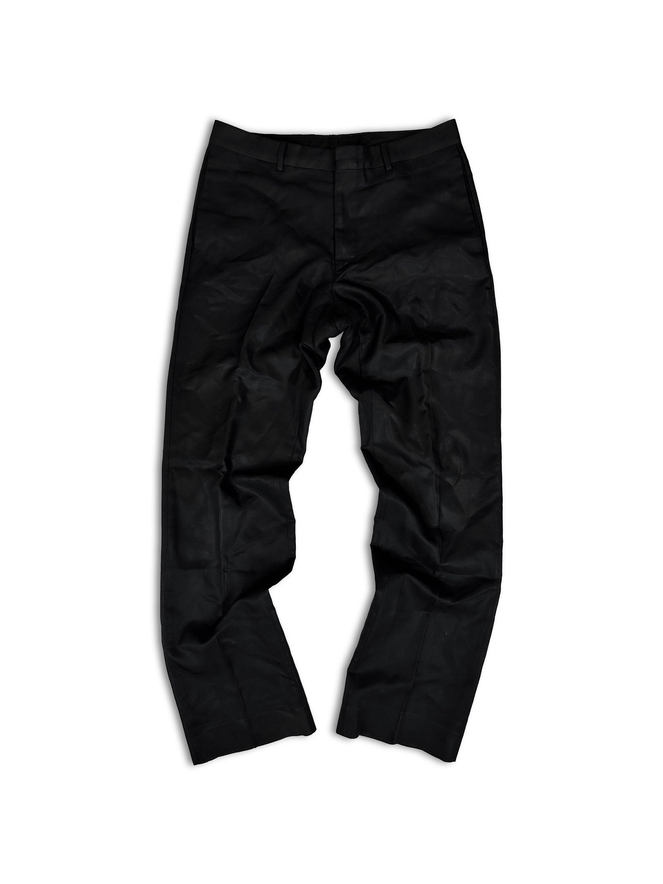 00s Dior by Hedi Slimane Black Pleated Trousers