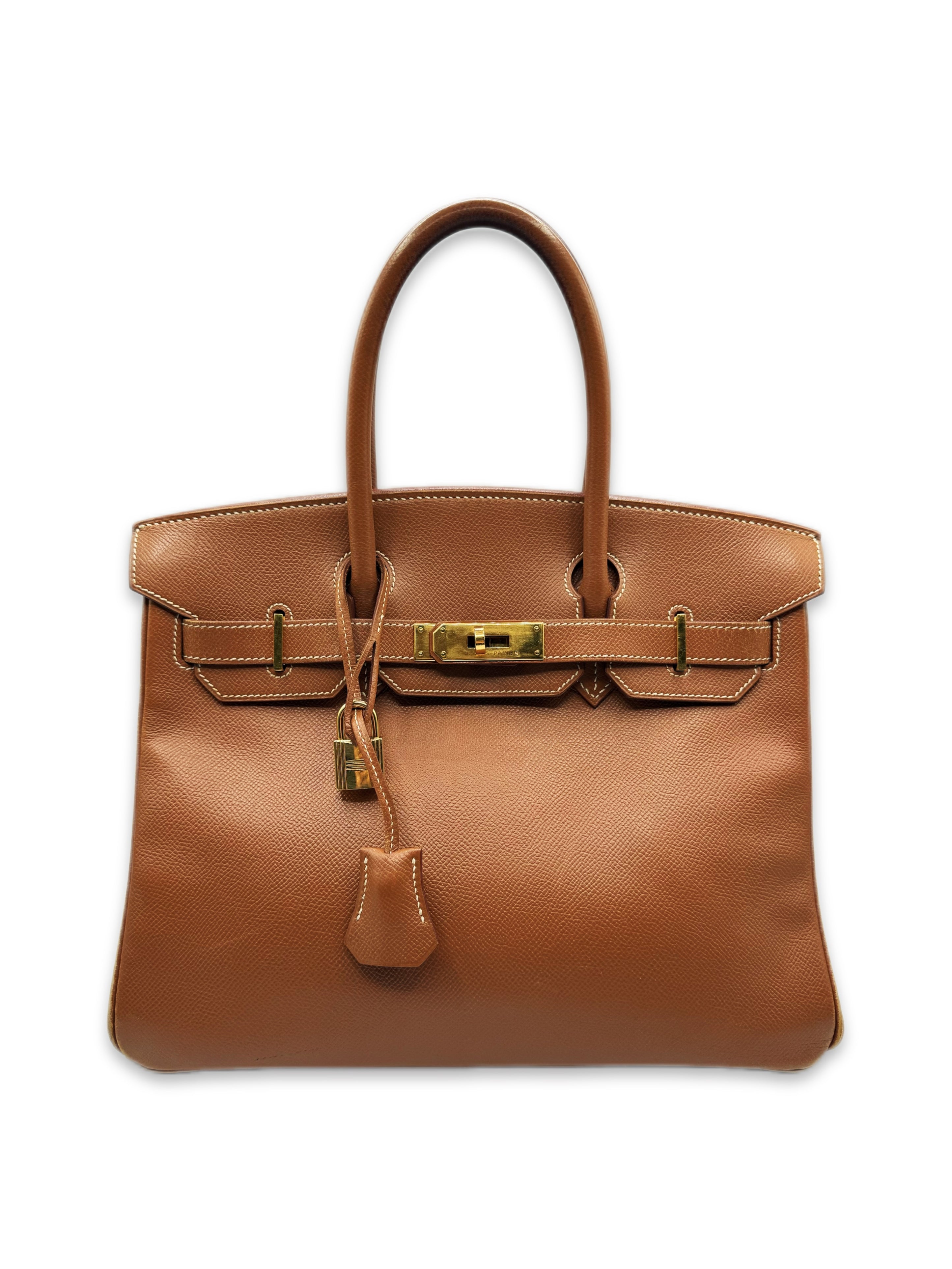 1999 Hermès Birkin 30 Togo Leather Gold Hardware Hand Bag