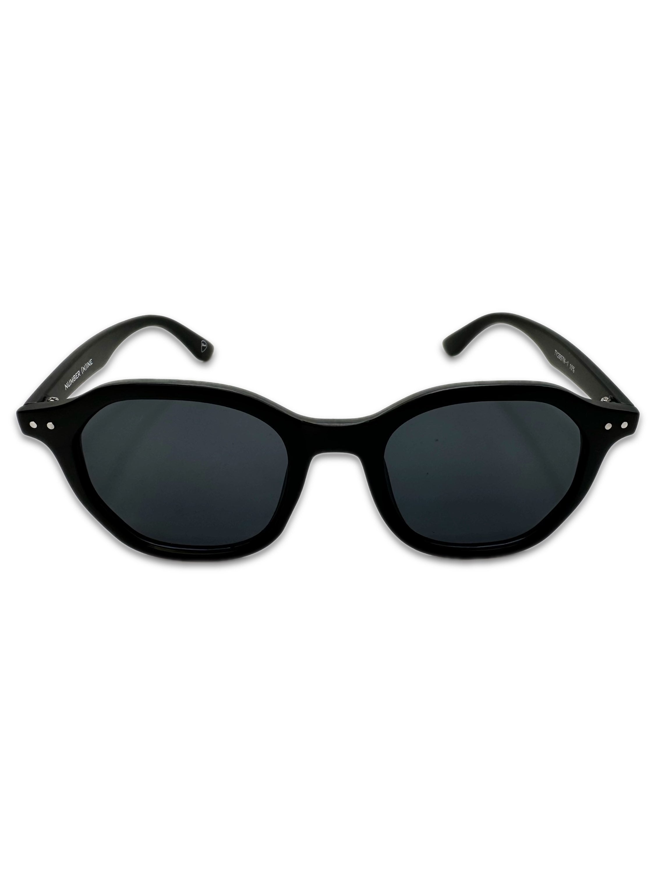 00s Number (N)ine Blue Tint Rounded Sunglasses