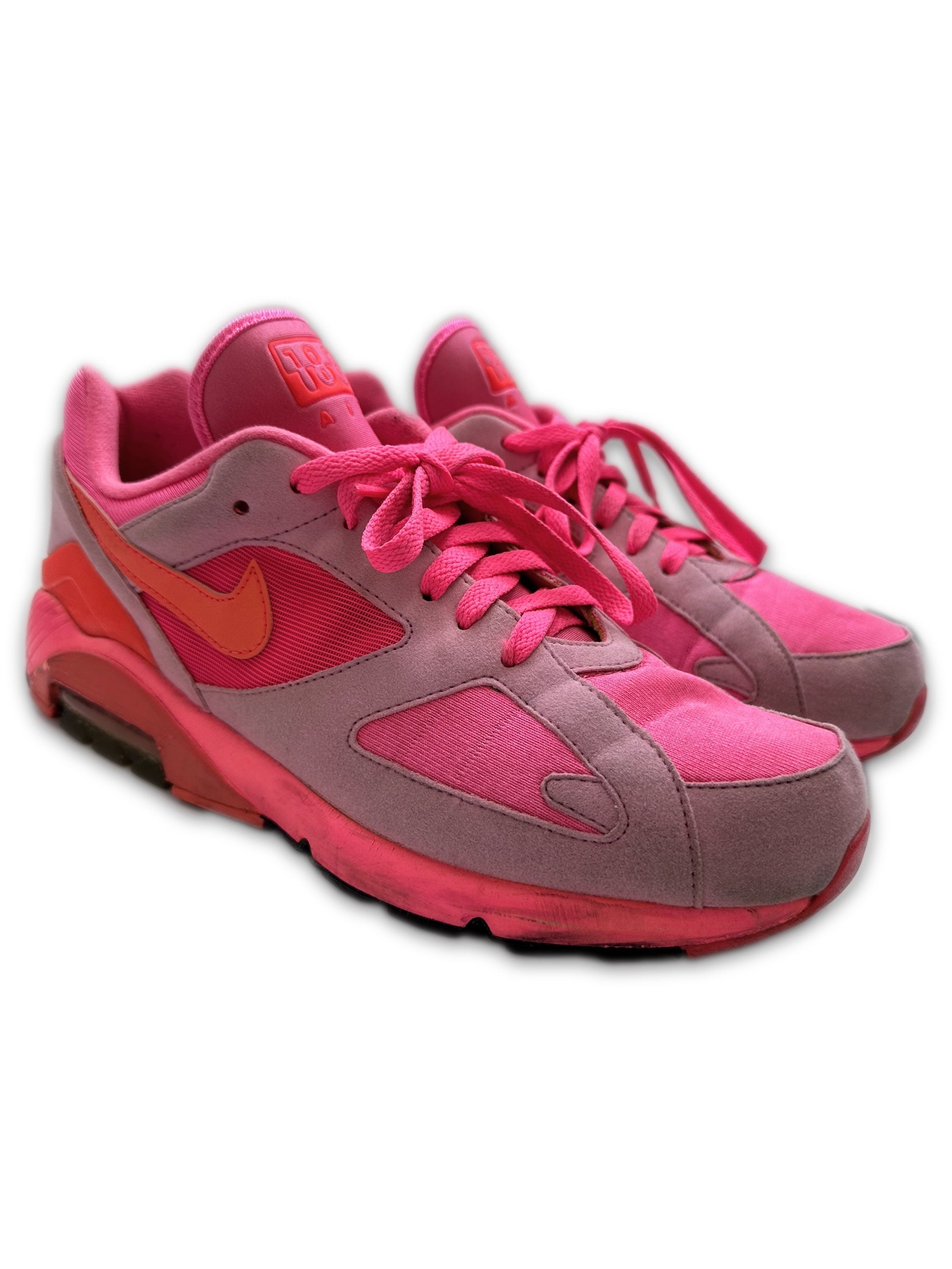Comme des Garçons x Nike Airmax 180 Neon Pink Sneakers
