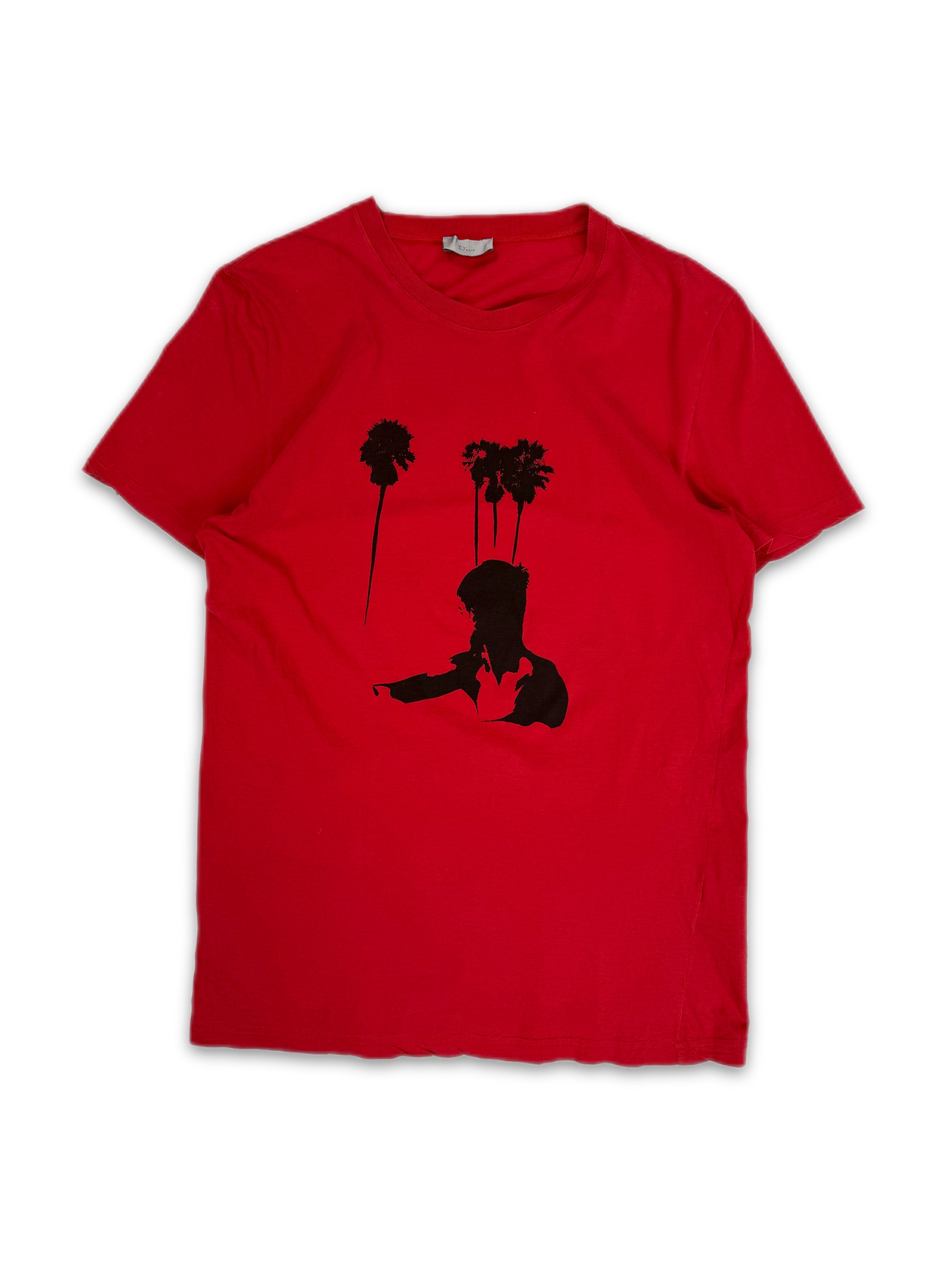 SS07 Dior Homme ‘Bruce Lee’ Red Graphic T-Shirt