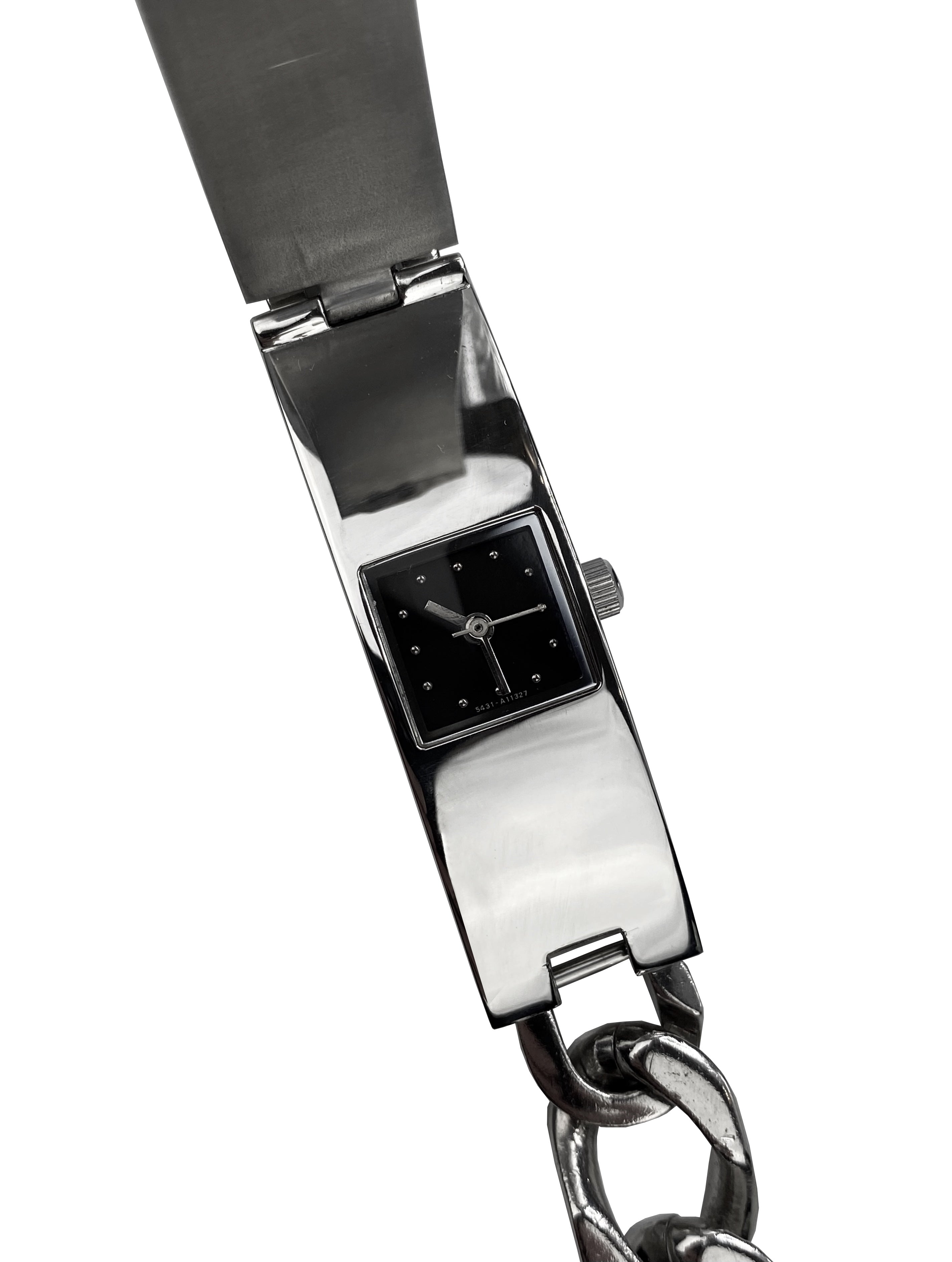 Jean Paul Gaultier Hinged Cuban Link Watch
