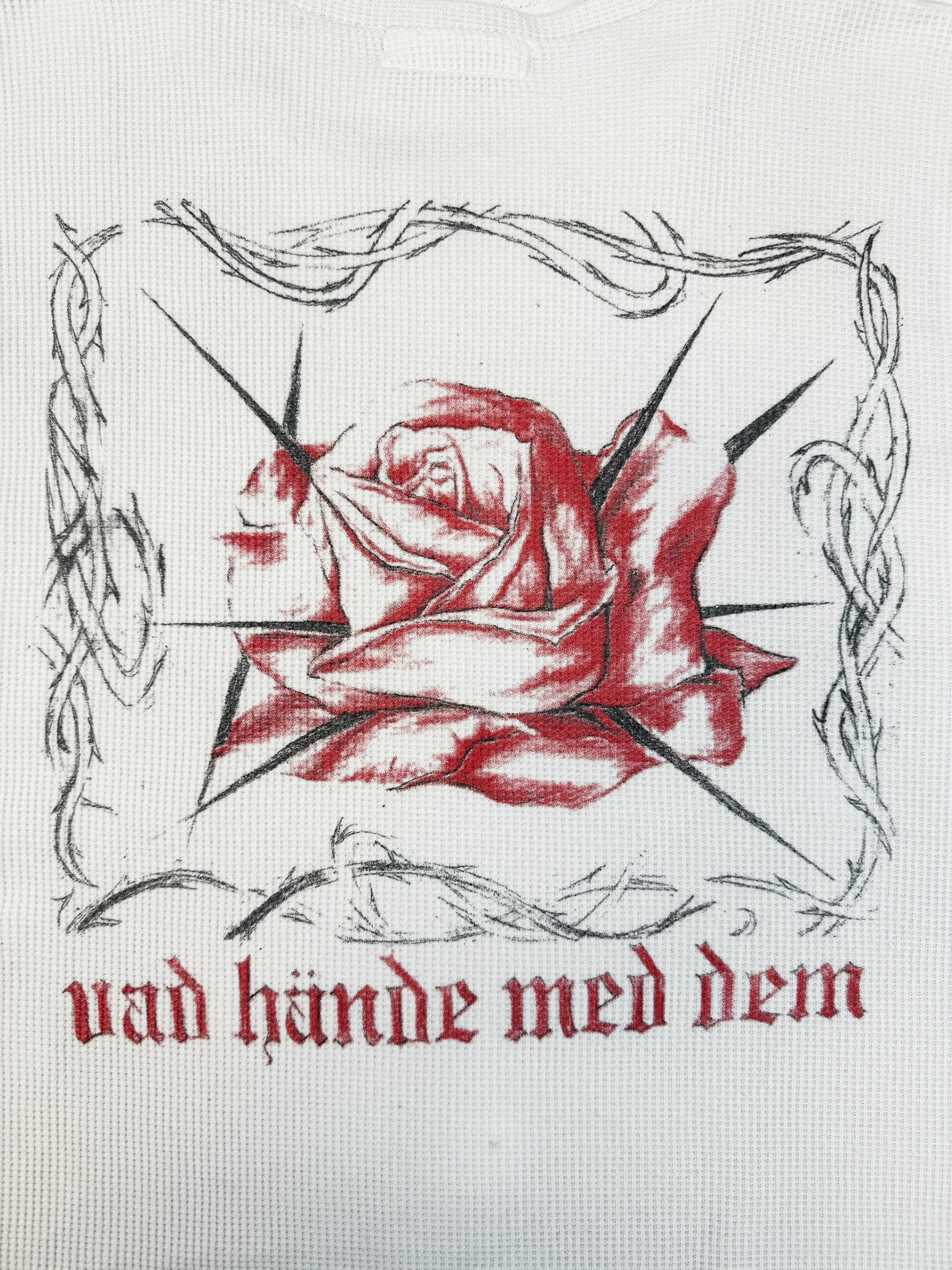 SS18 Enfants Riches Deprimes Brian Jonestown Massacre ‘Roses’ Waffle T-Shirt