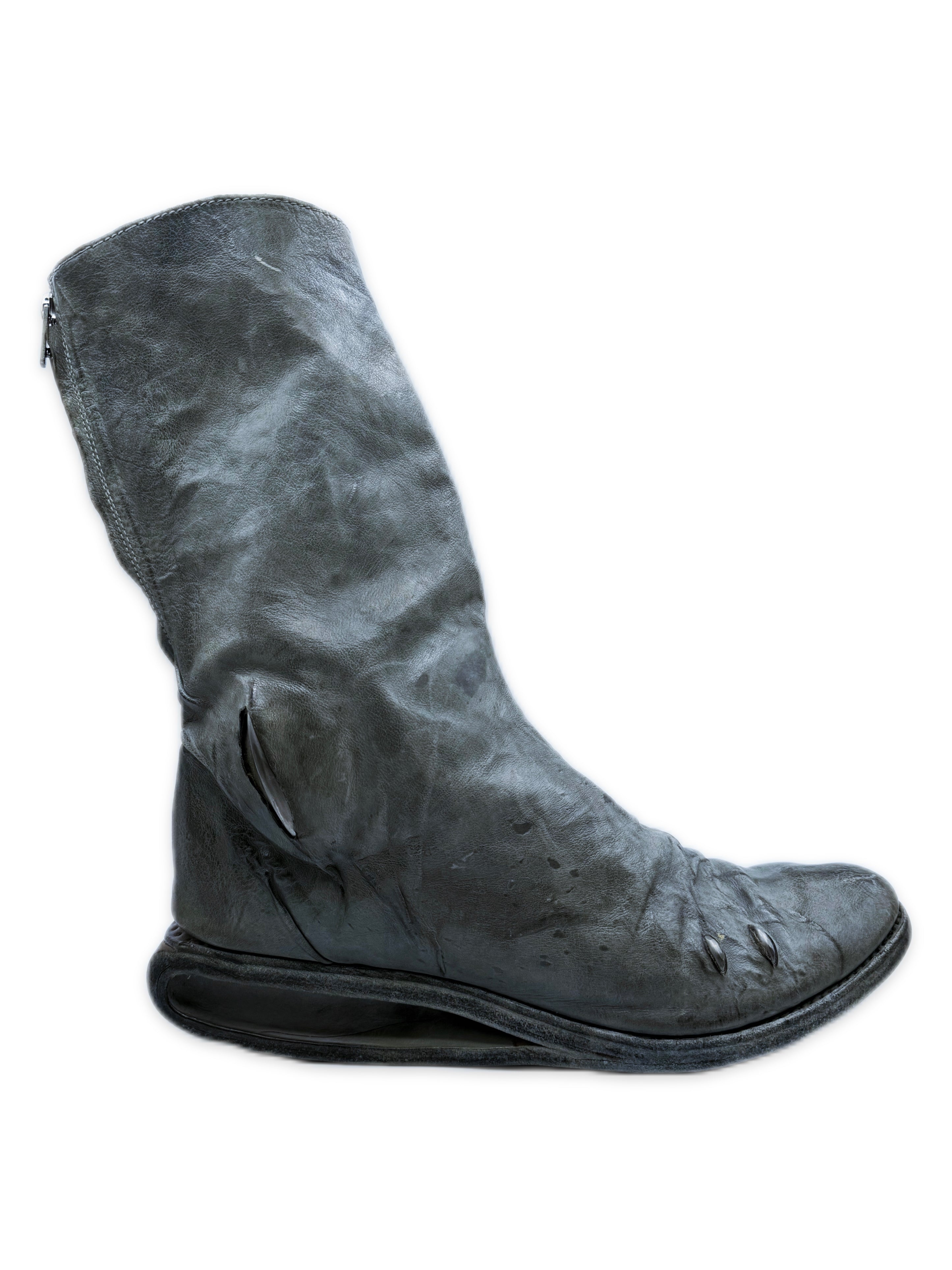 Carol Christian Poell ‘Prosthetic’ Tornado Zip Leather Boots