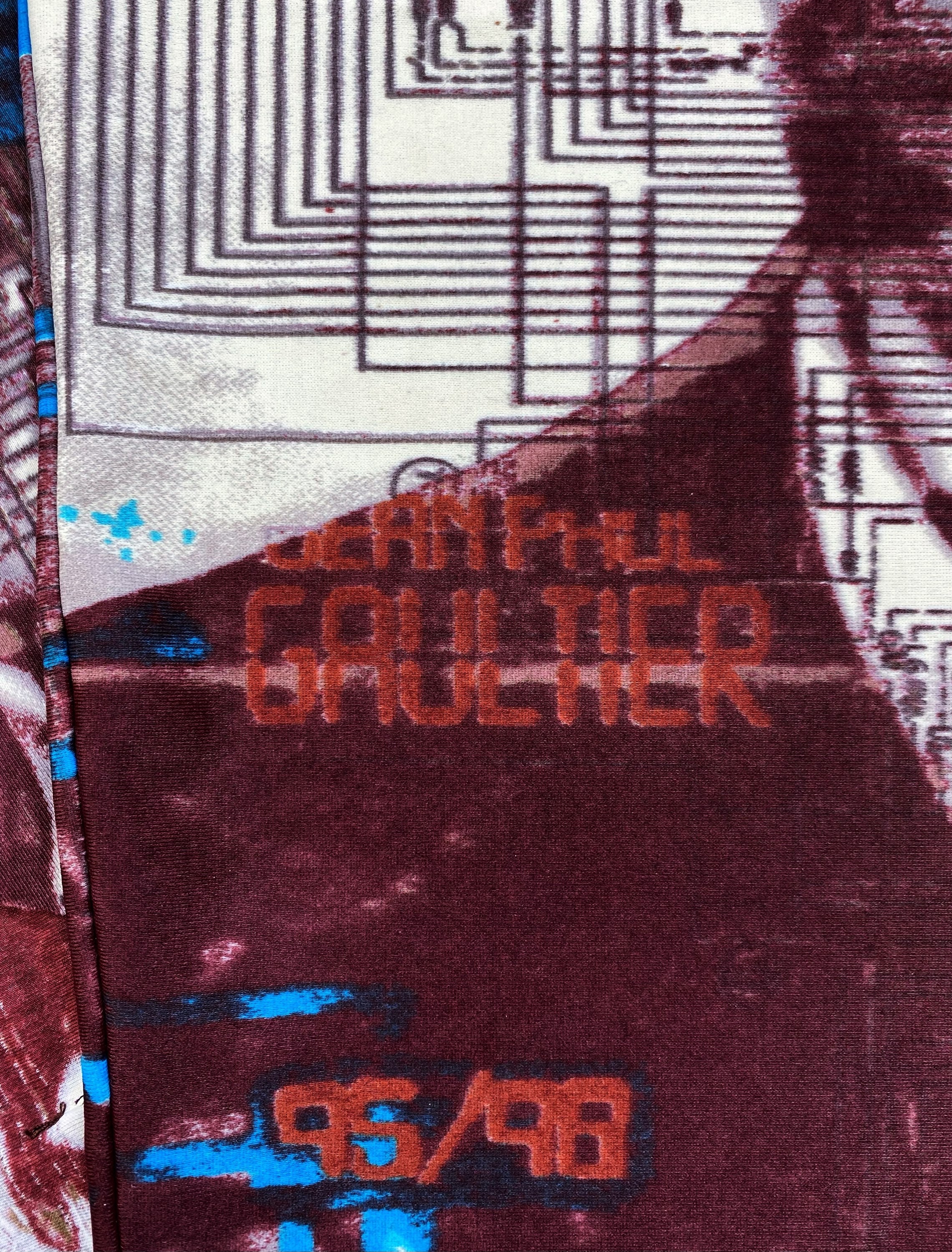 FW95 Jean Paul Gaultier “Virtual Reality” Distorted Tank Top