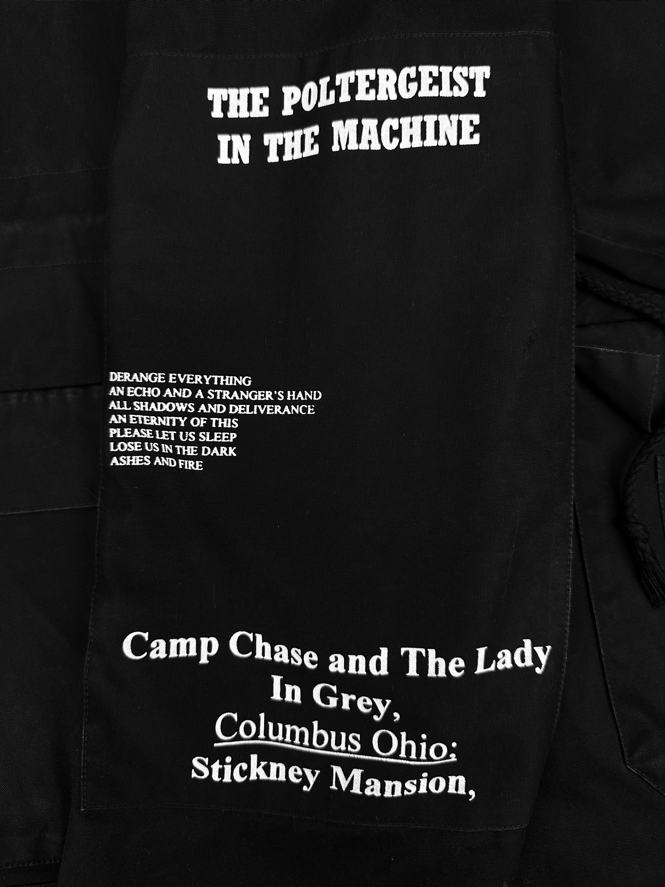 AW05 Raf Simons ‘History of My World’ Poltergeist Patch Parka