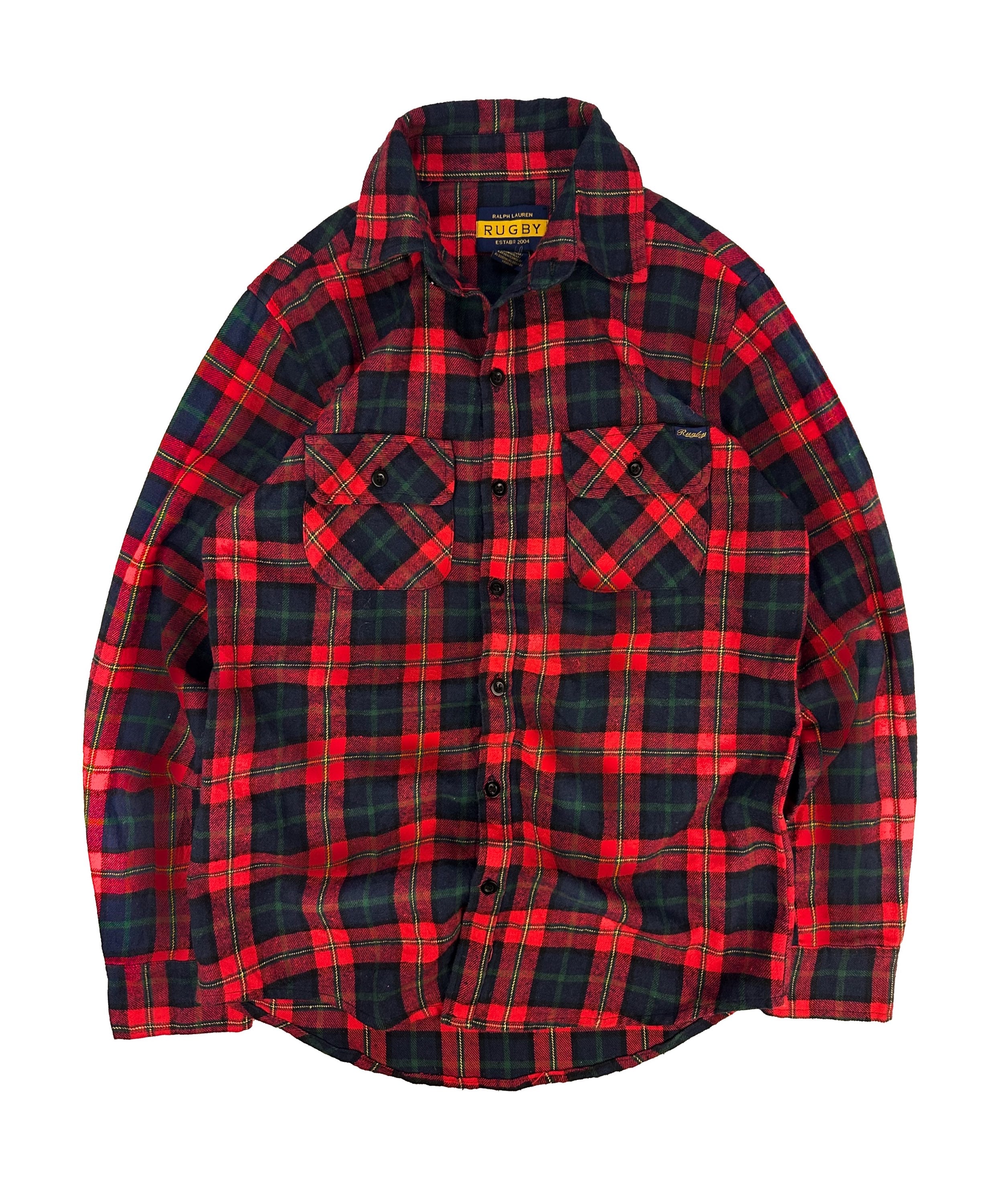 2013 Pyrex Vision by Virgil Abloh ‘23’ Red Checkered Long Sleeve Flannel