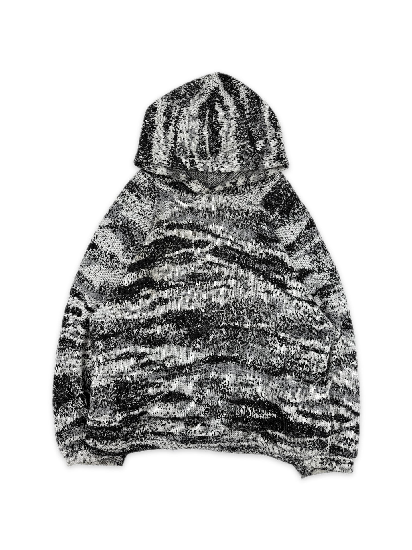 AW02 Raf Simons ‘Virginia Creeper’ Snow Digicamo Raglan OS Hoodie