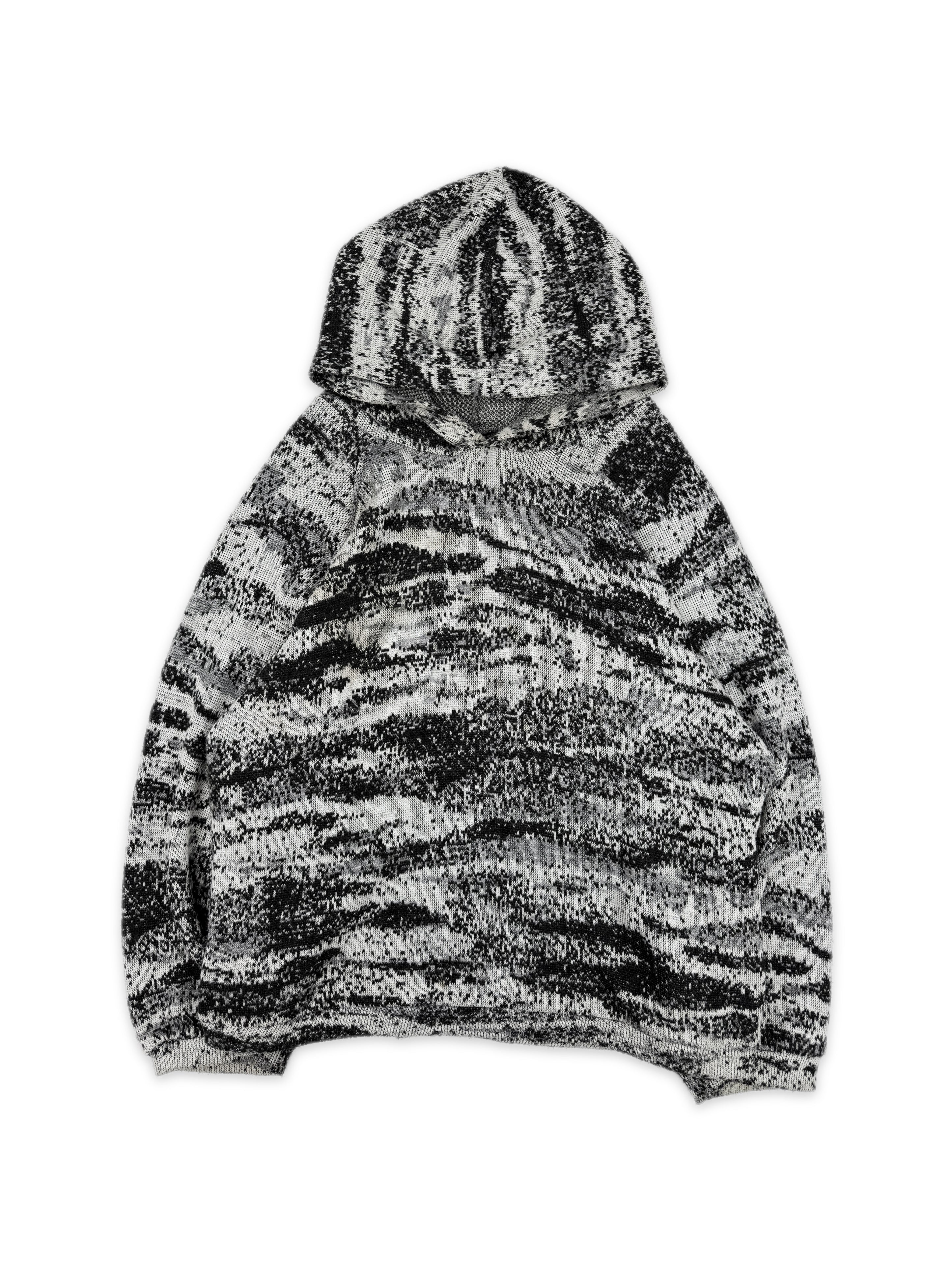 AW02 Raf Simons ‘Virginia Creeper’ Snow Digicamo Raglan OS Hoodie