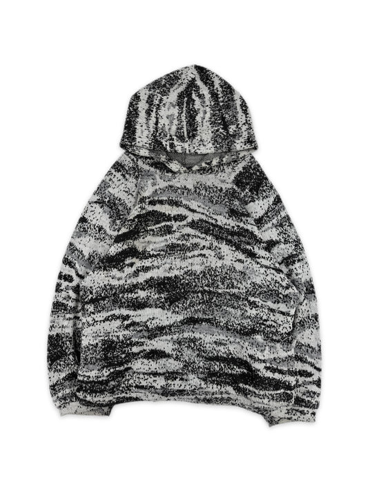 AW02 Raf Simons ‘Virginia Creeper’ Snow Digicamo Raglan OS Hoodie