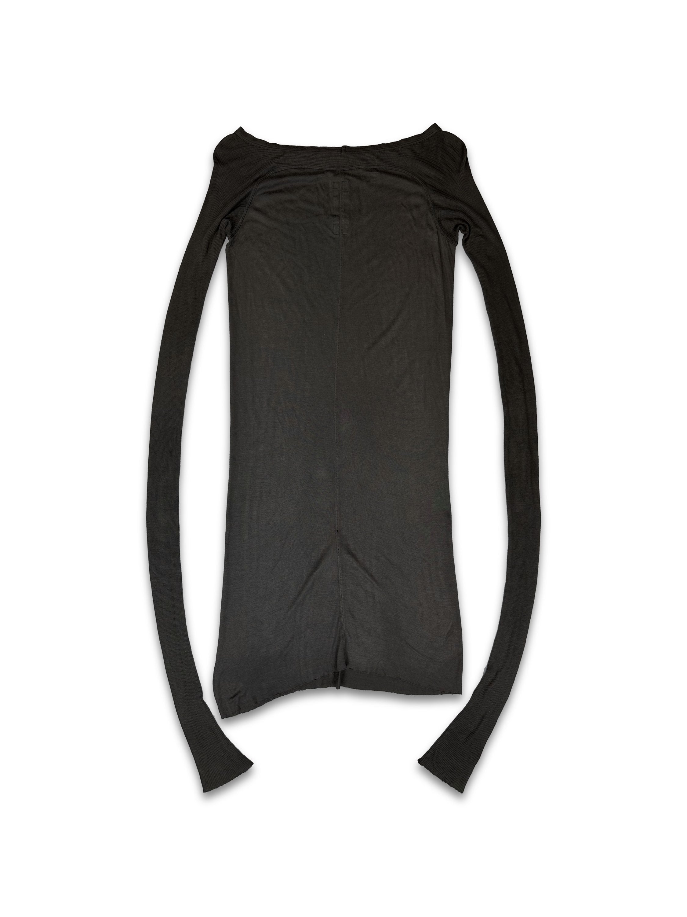 AW12 Rick Owens ‘Mountain’ Elongated Skin Fitting Long Sleeve Shirt