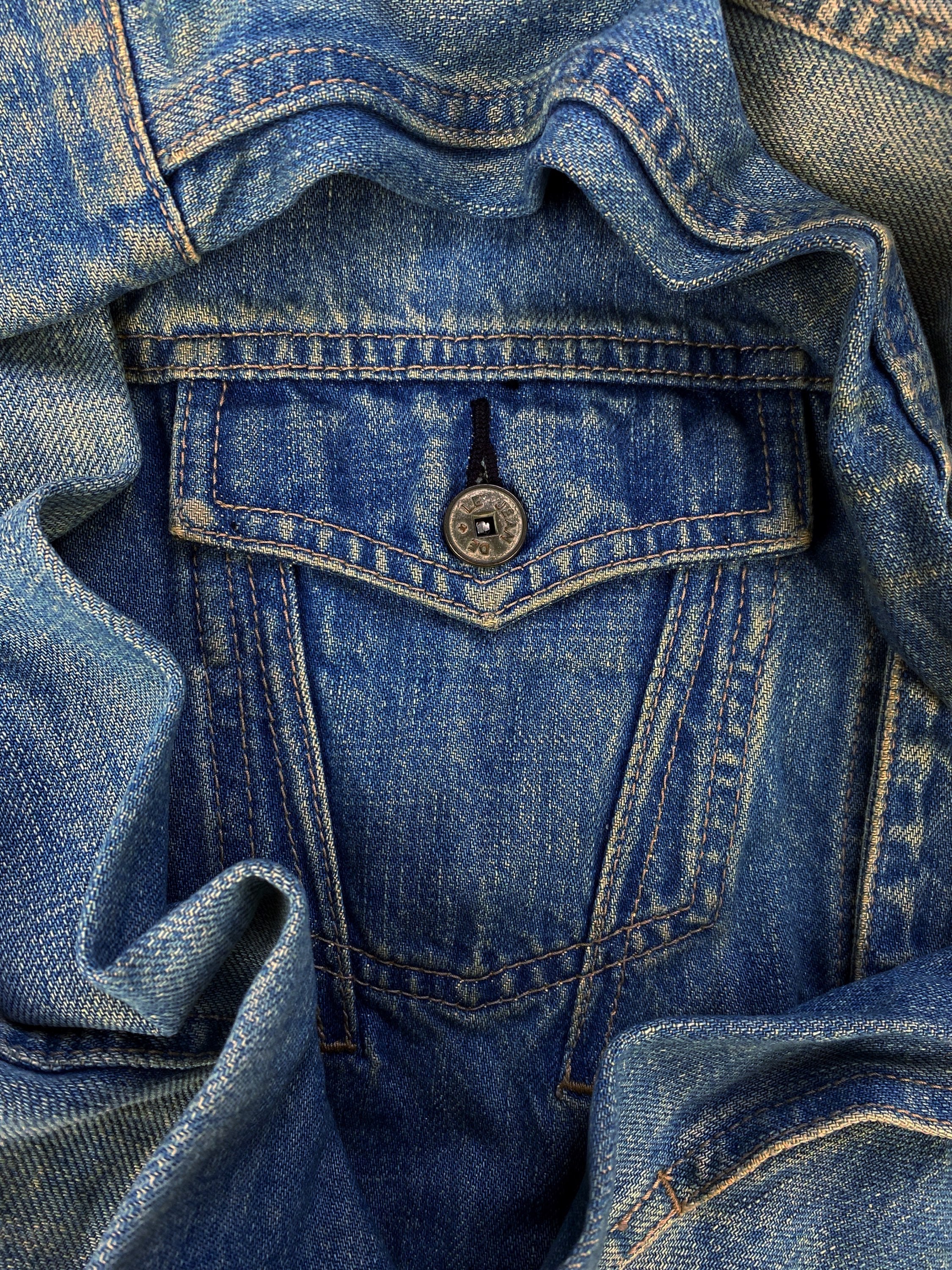 00s Marithe Francois Girbaud Light Wash Denim Jacket