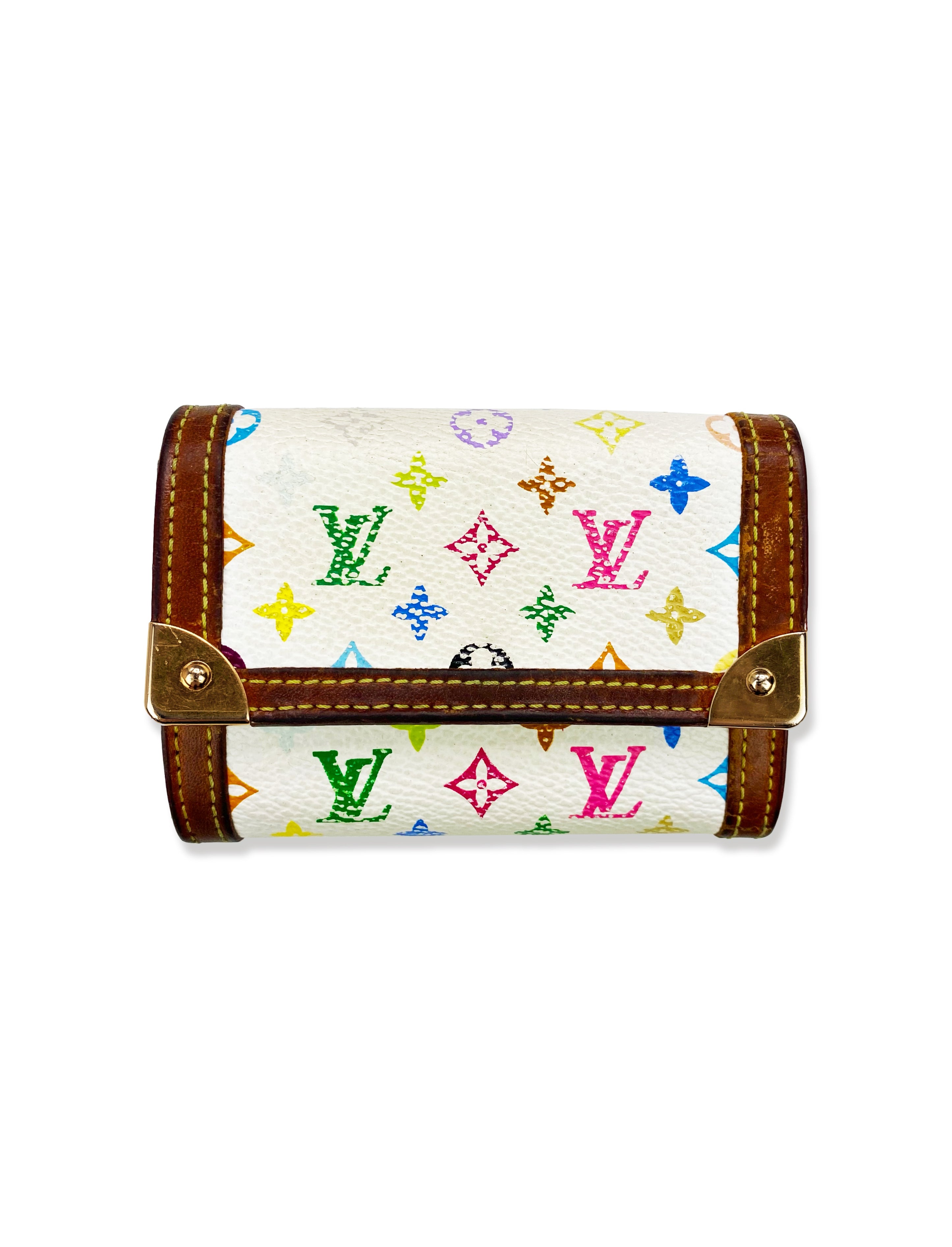 SS03 Louis Vuitton x Takashi Murakami Rainbow Monogram Wallet