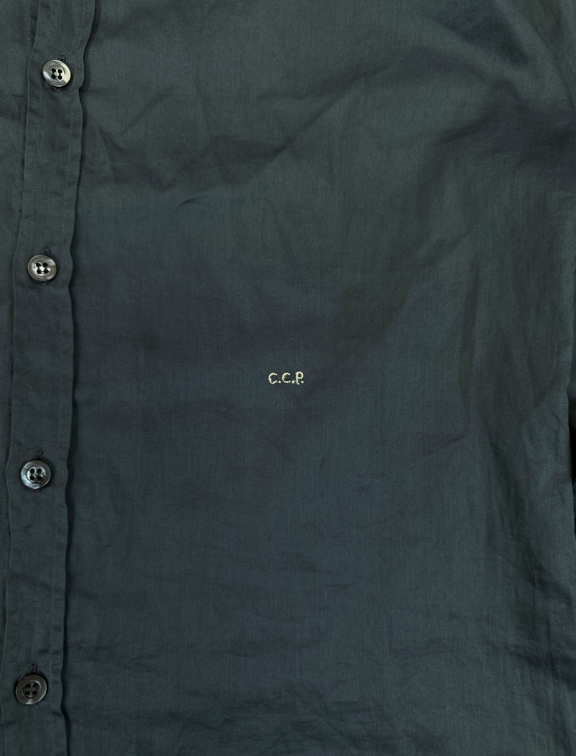 AW96 Carol Christian Poell ‘Embroidered Logo’ Collared Shirt