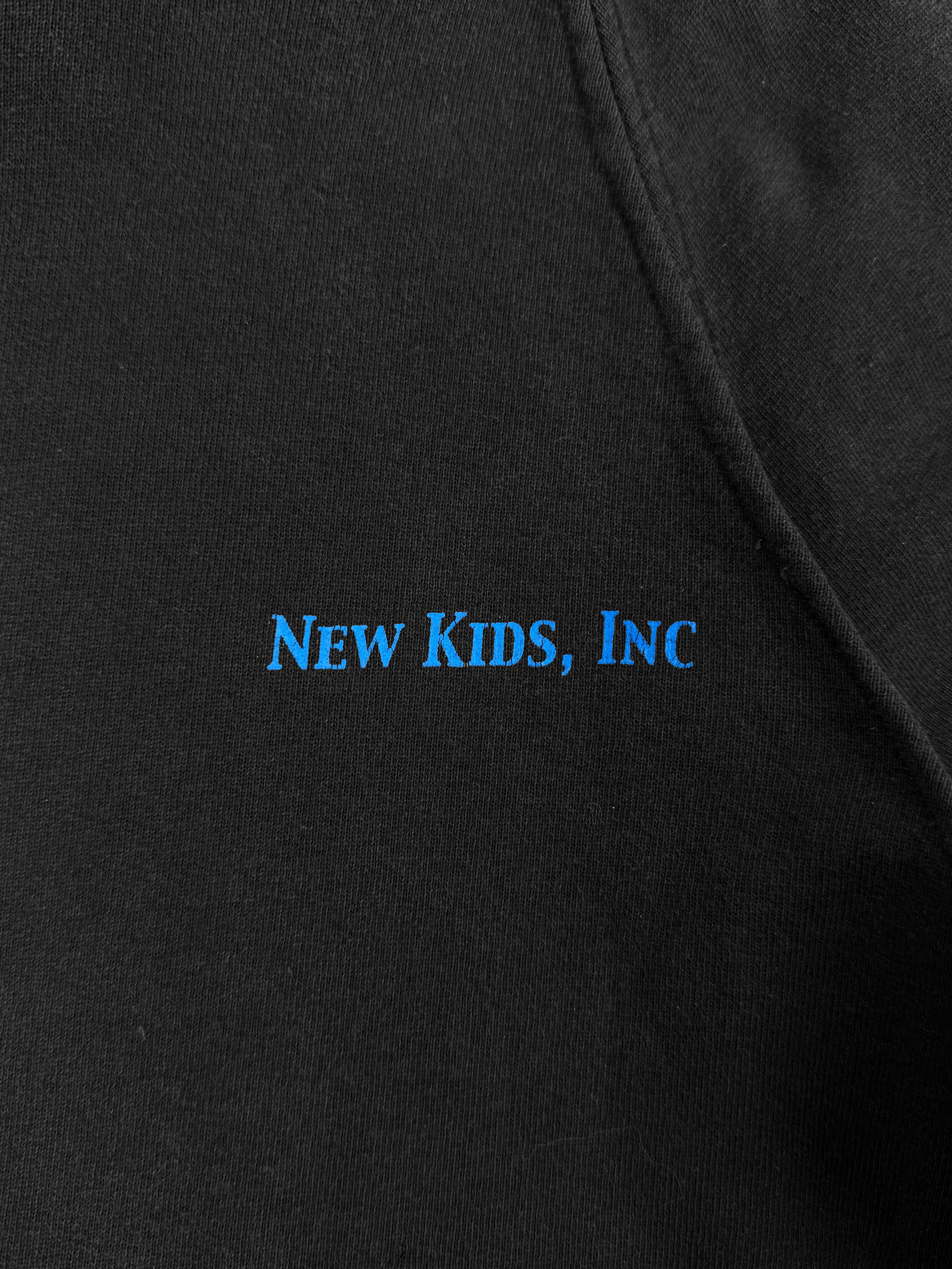 SS03 Raf Simons ‘New Kids Inc.’ Cut Out Slate Grey Hoodie