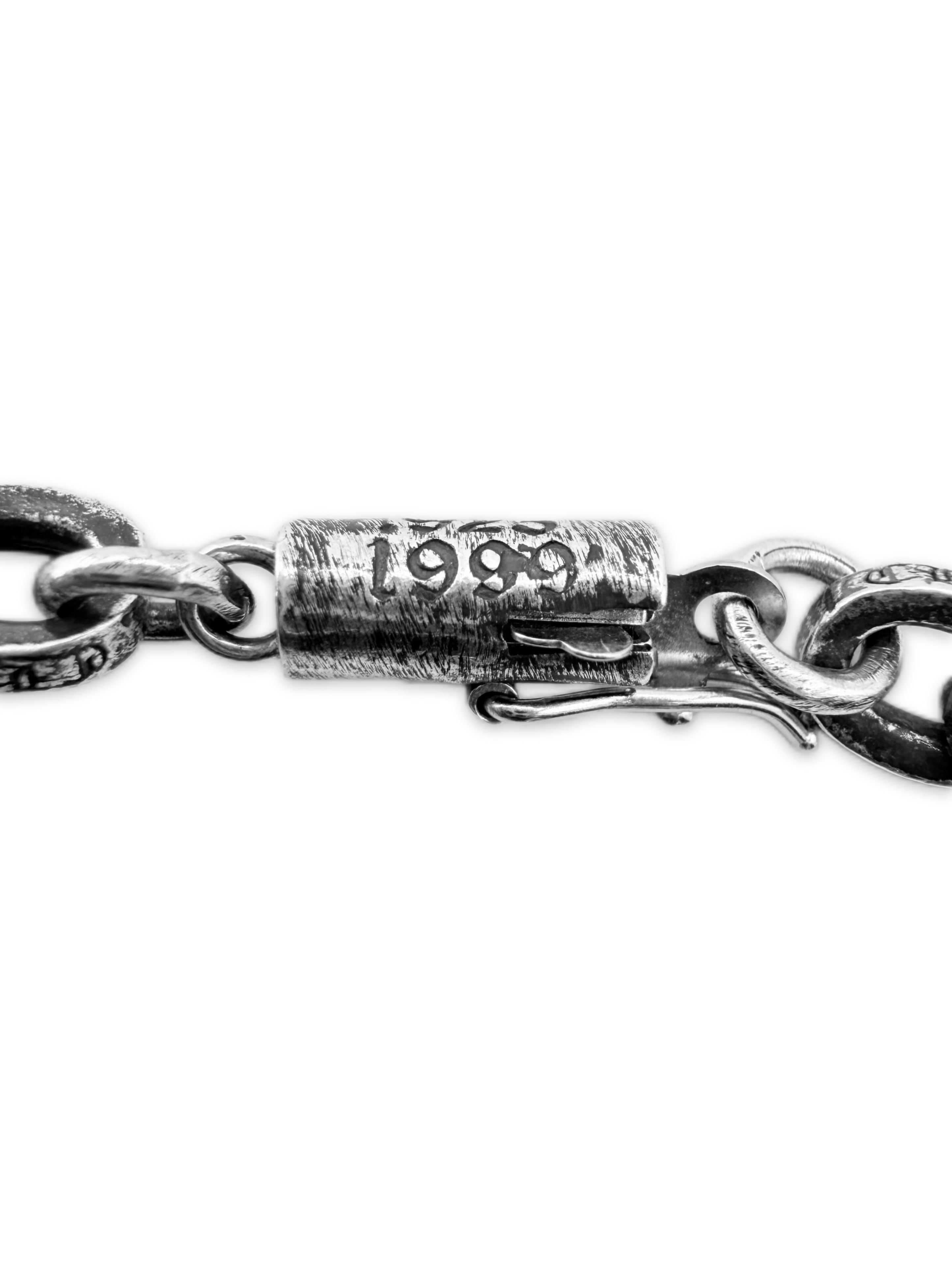 Chrome Hearts ‘Paper Chain’ 8 inch .925 Silver  Bracelet