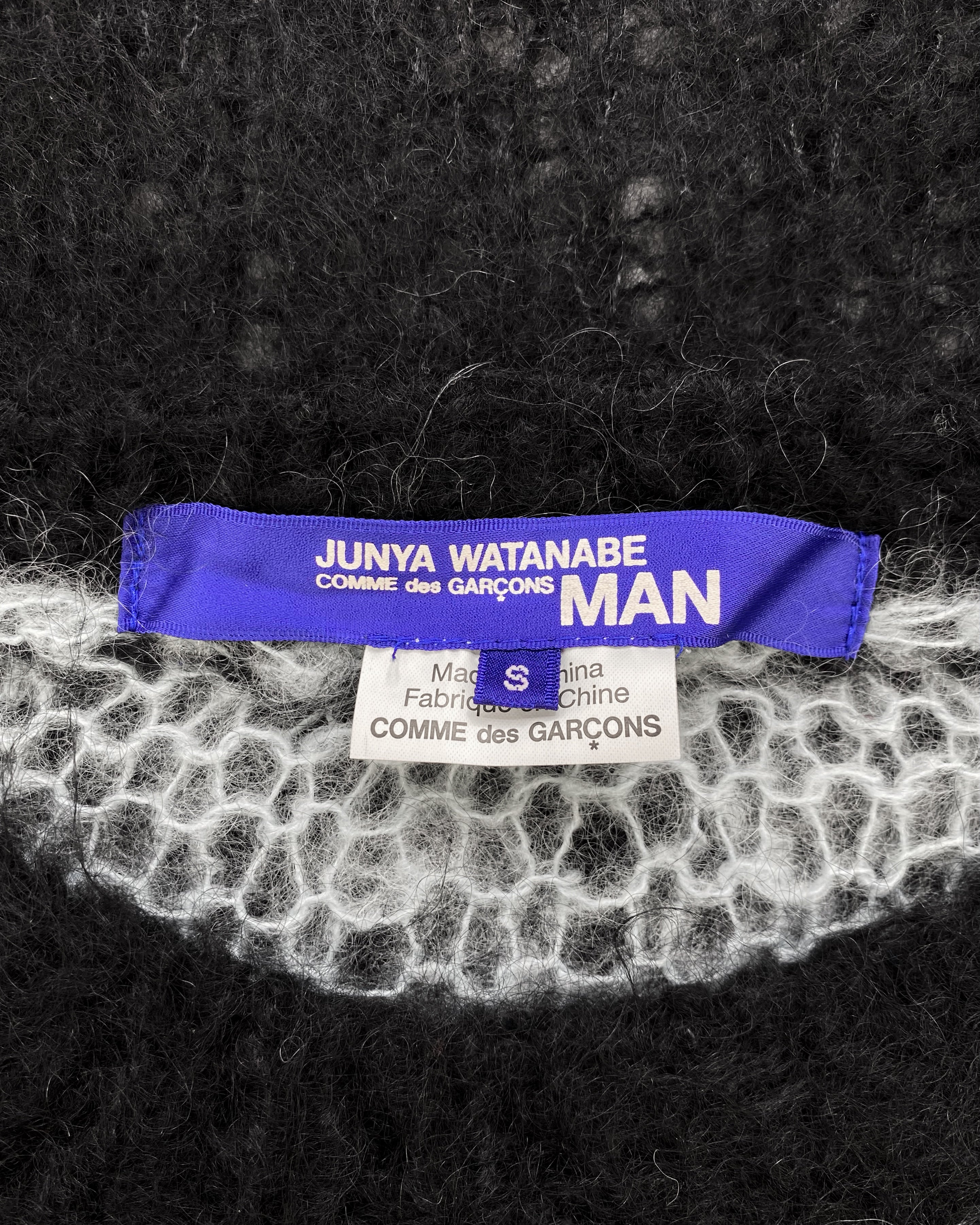 AW14 Junya Watanabe Grunge Mohair Weave Knitted Sweater