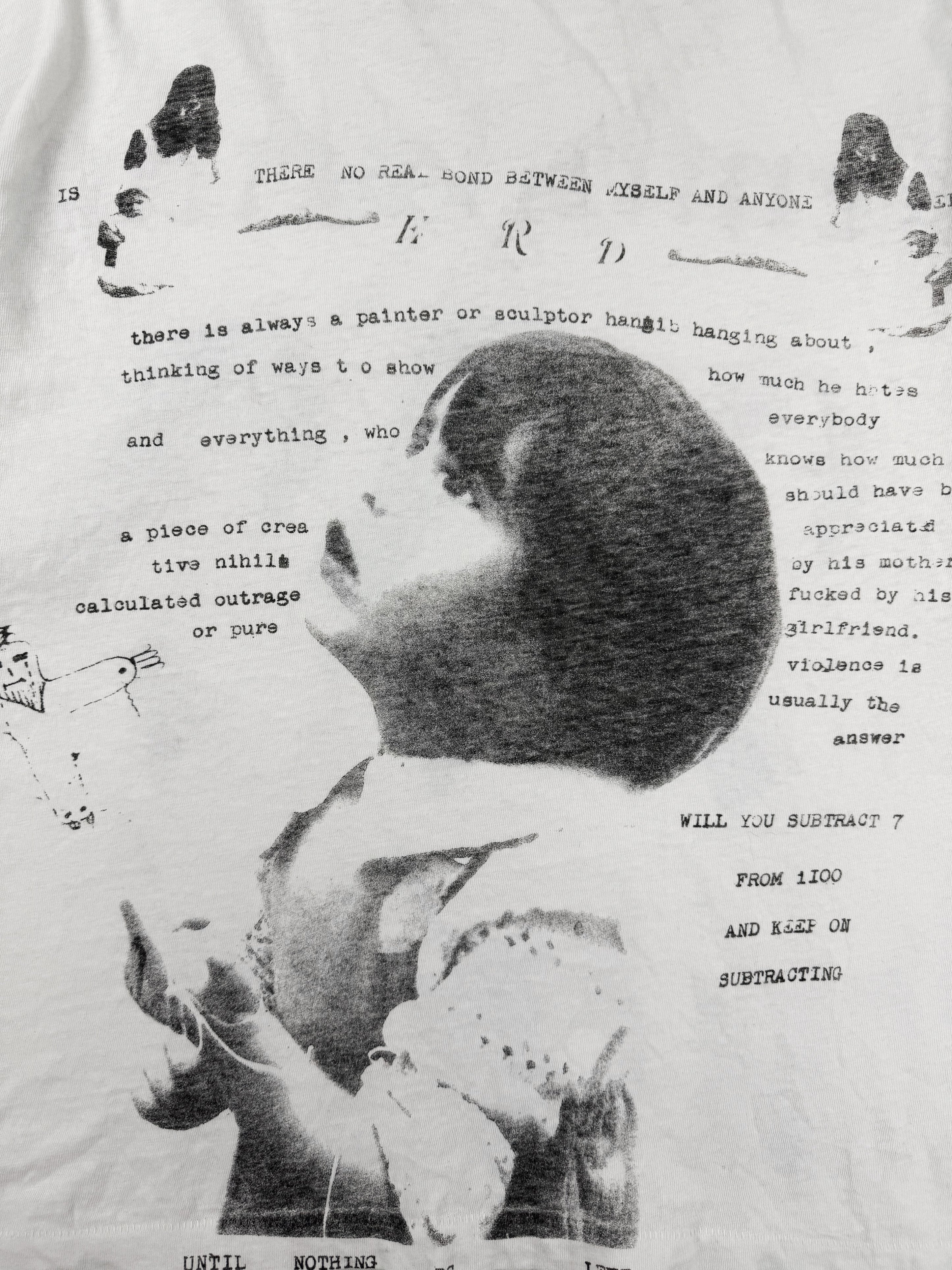 Enfants Riches Deprimes ‘Reminiscing’ White Graphic T-Shirt