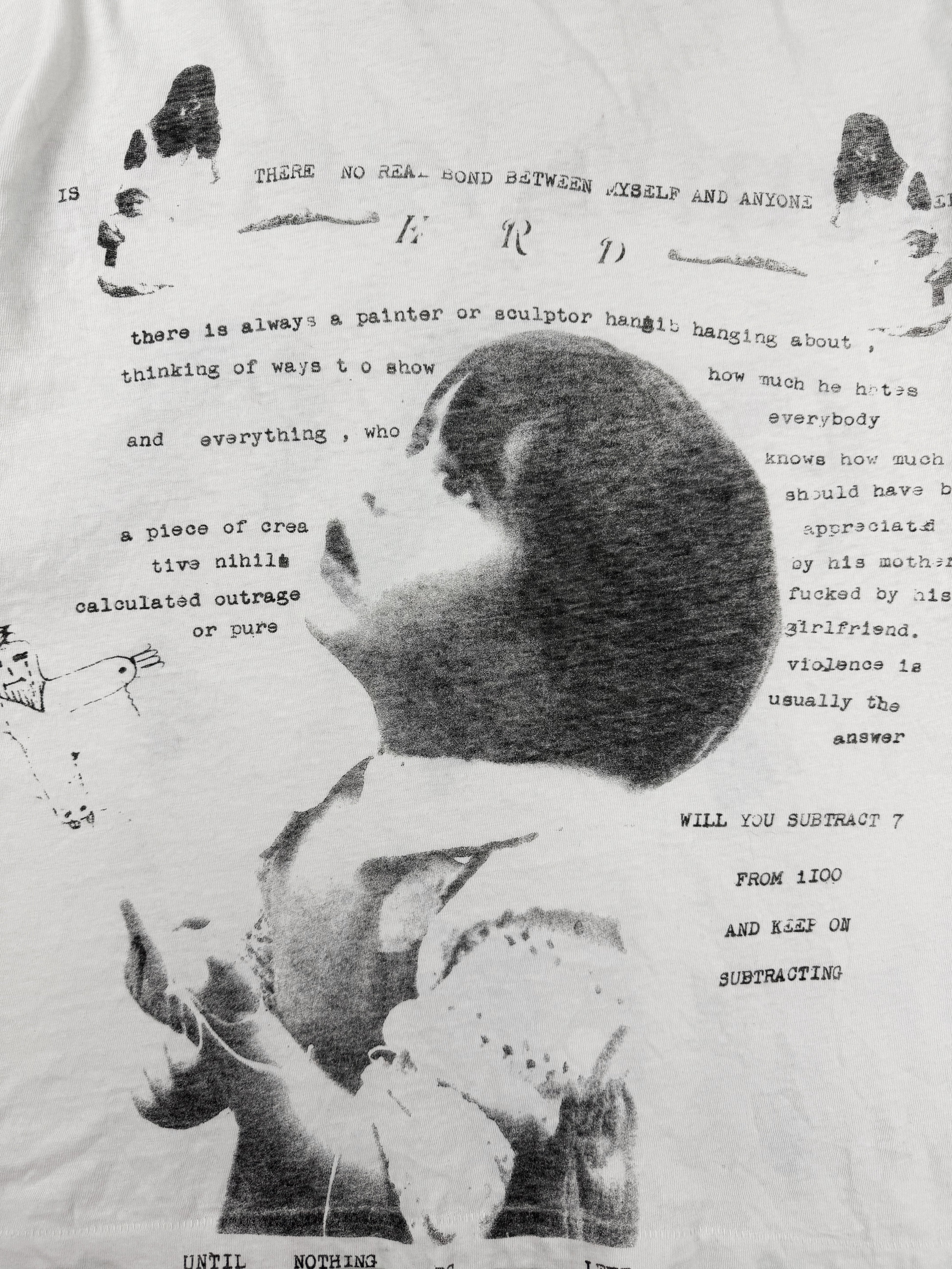 Enfants Riches Deprimes ‘Reminiscing’ White Graphic T-Shirt