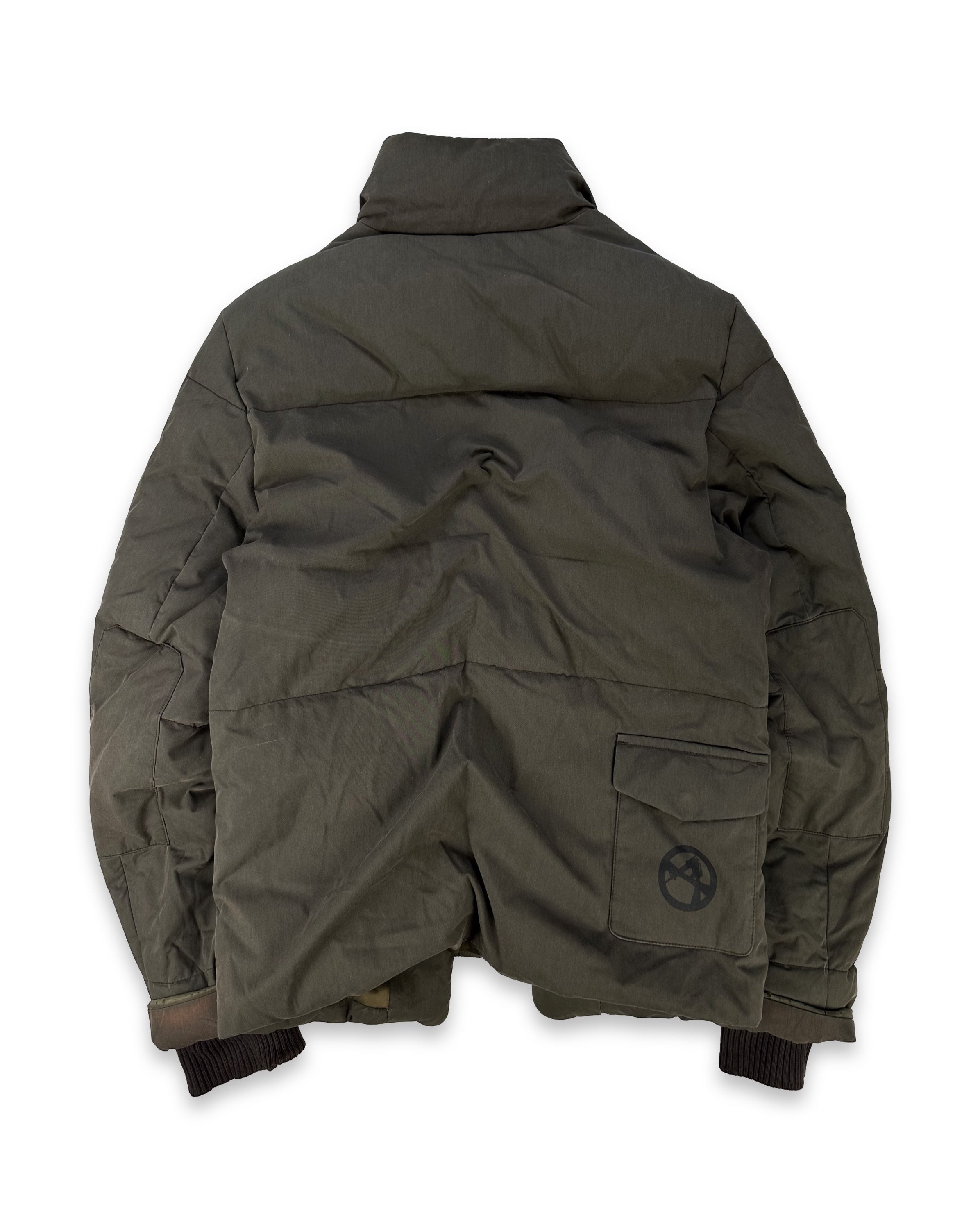 Tete Homme ‘Anarchy’ D-Ring Tank Cargo Puffer Jacket