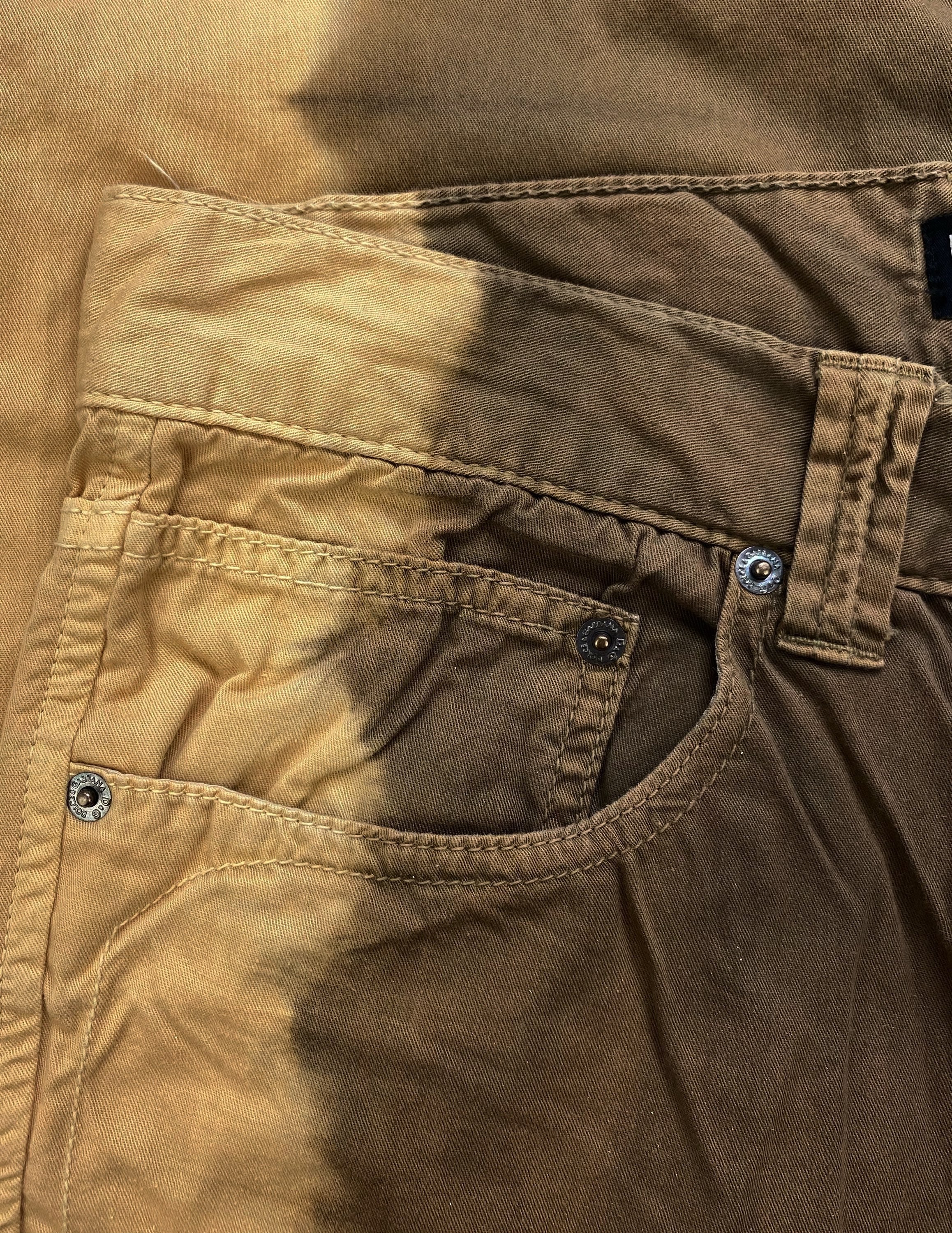 00’s Dolce & Gabbana Gradient Ombré Print Tonal Pants