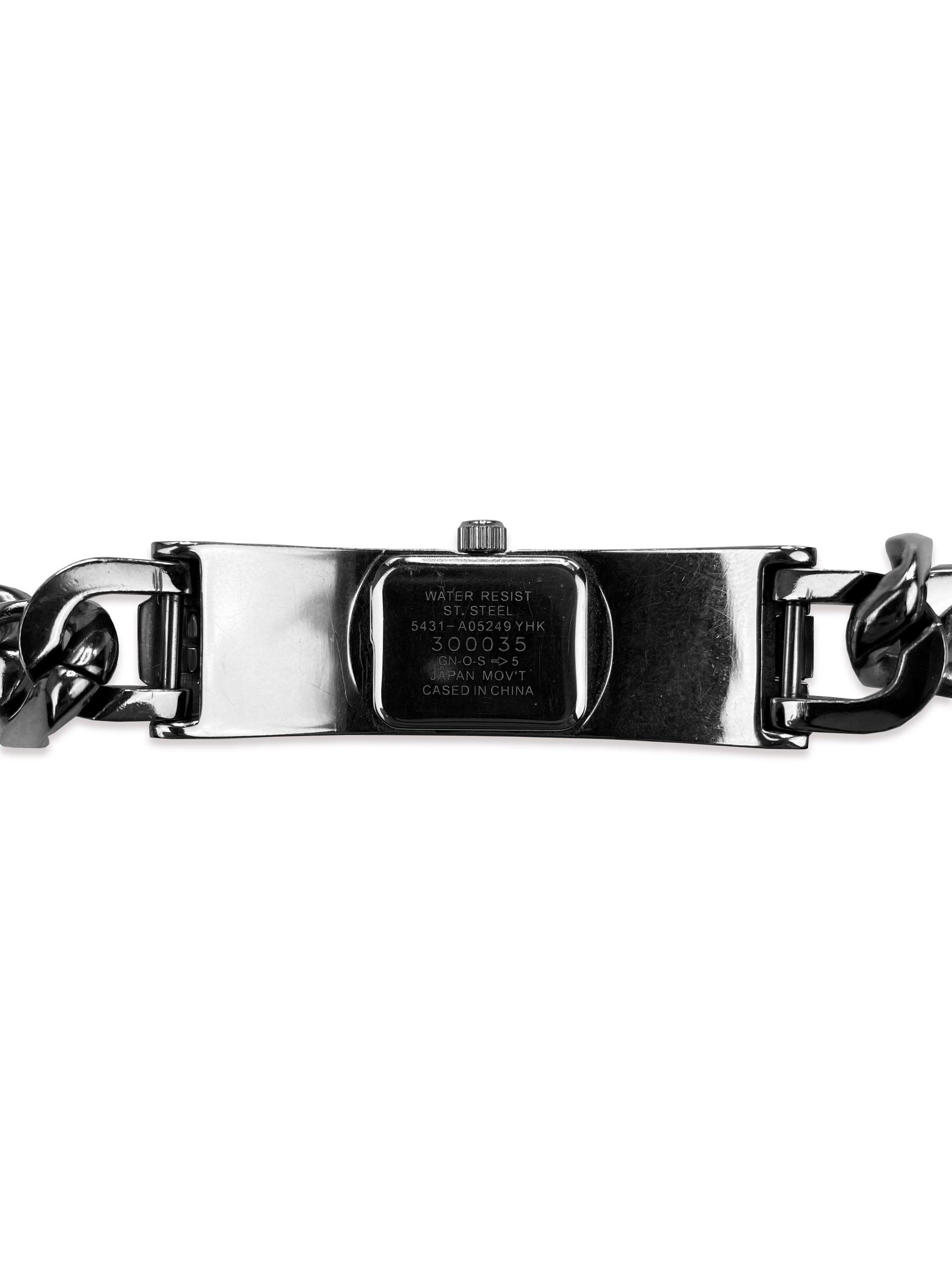 Jean Paul Gaultier Trompe L’Oeil Hinged Gothic Cross Watch
