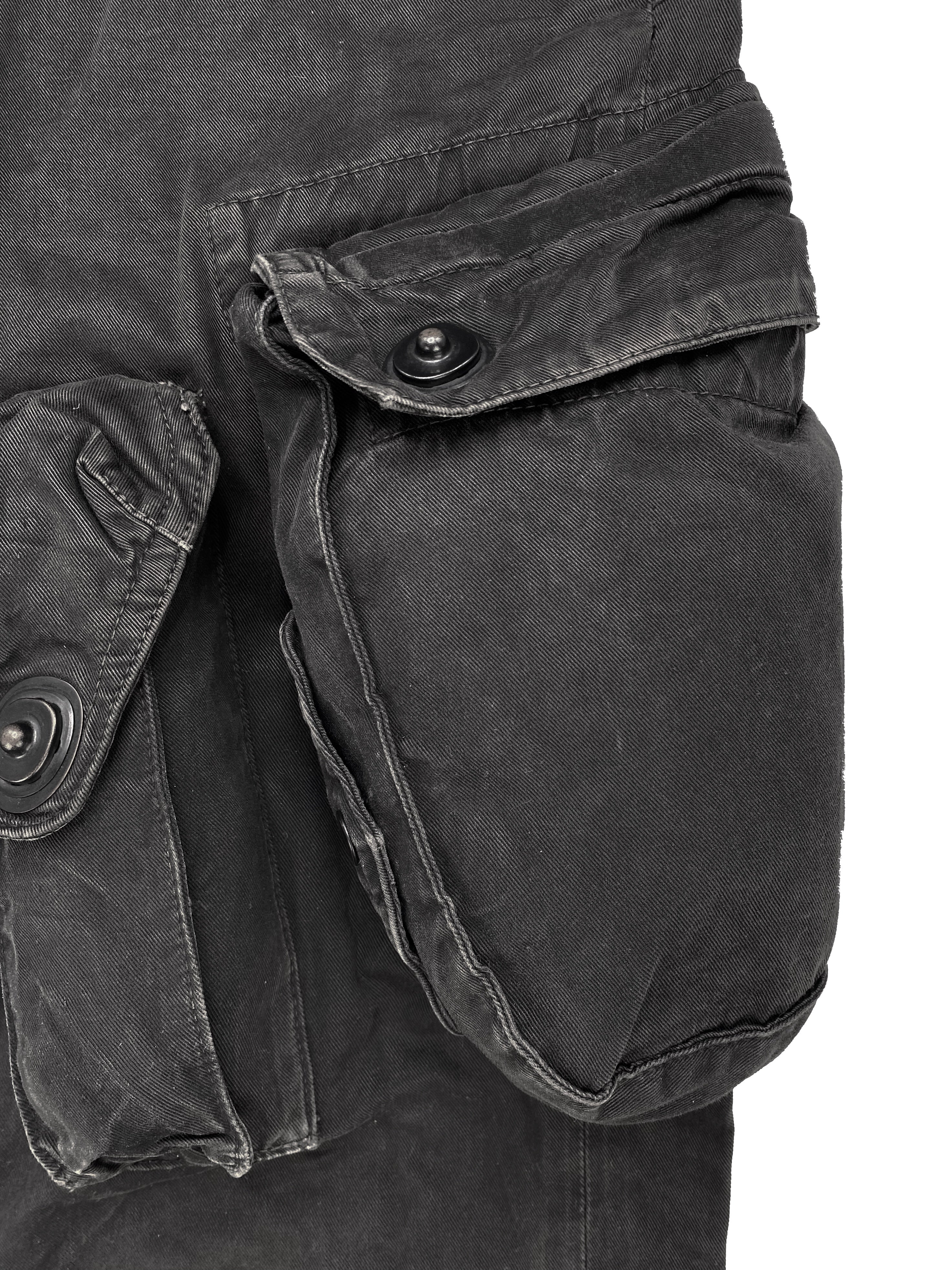 SS09 Julius Gas Mask 3D Multi Pocket Cargo Pants