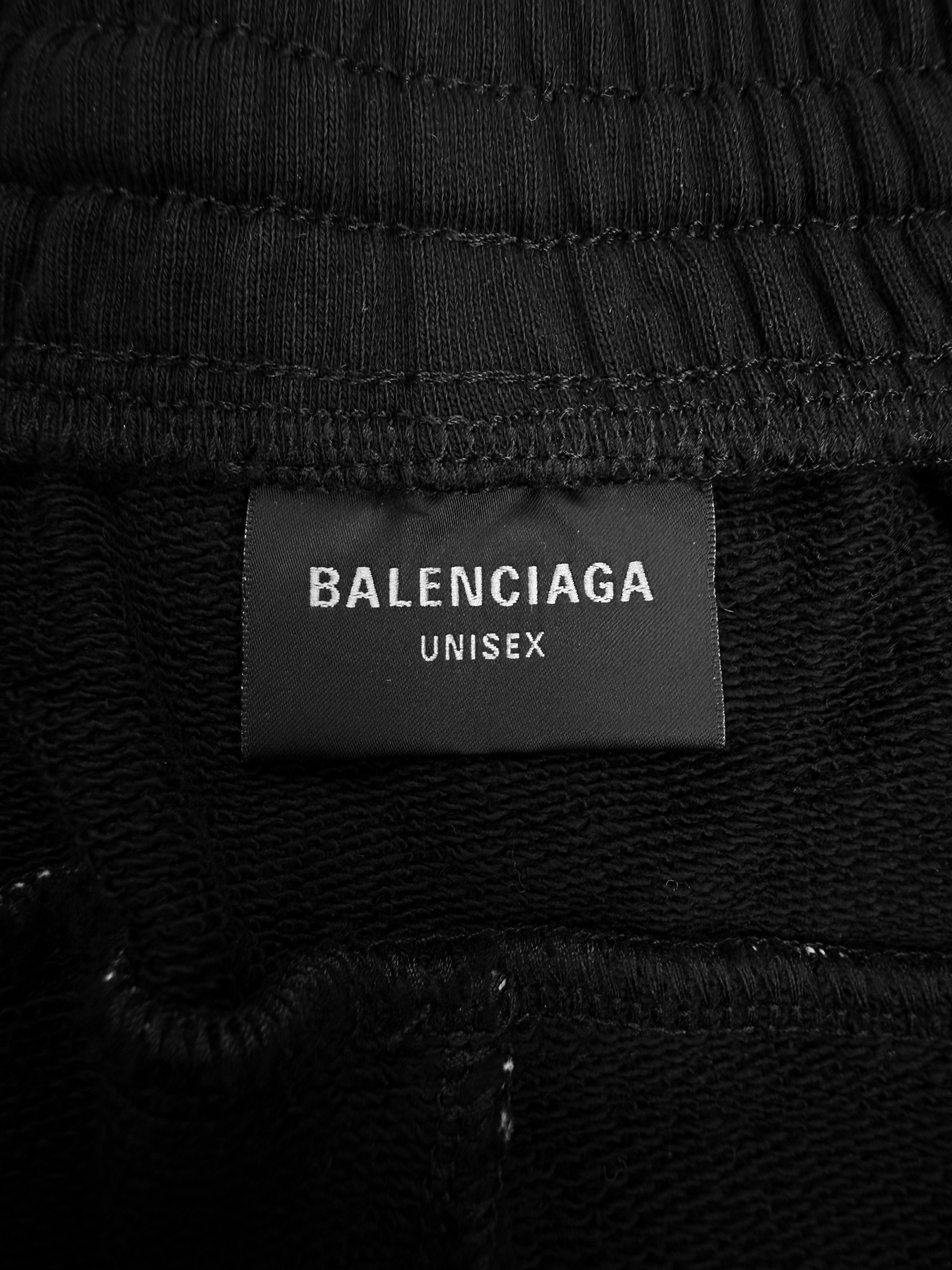 SS24 Balenciaga Manchester United Soccer Logo Wide Sweat Pants