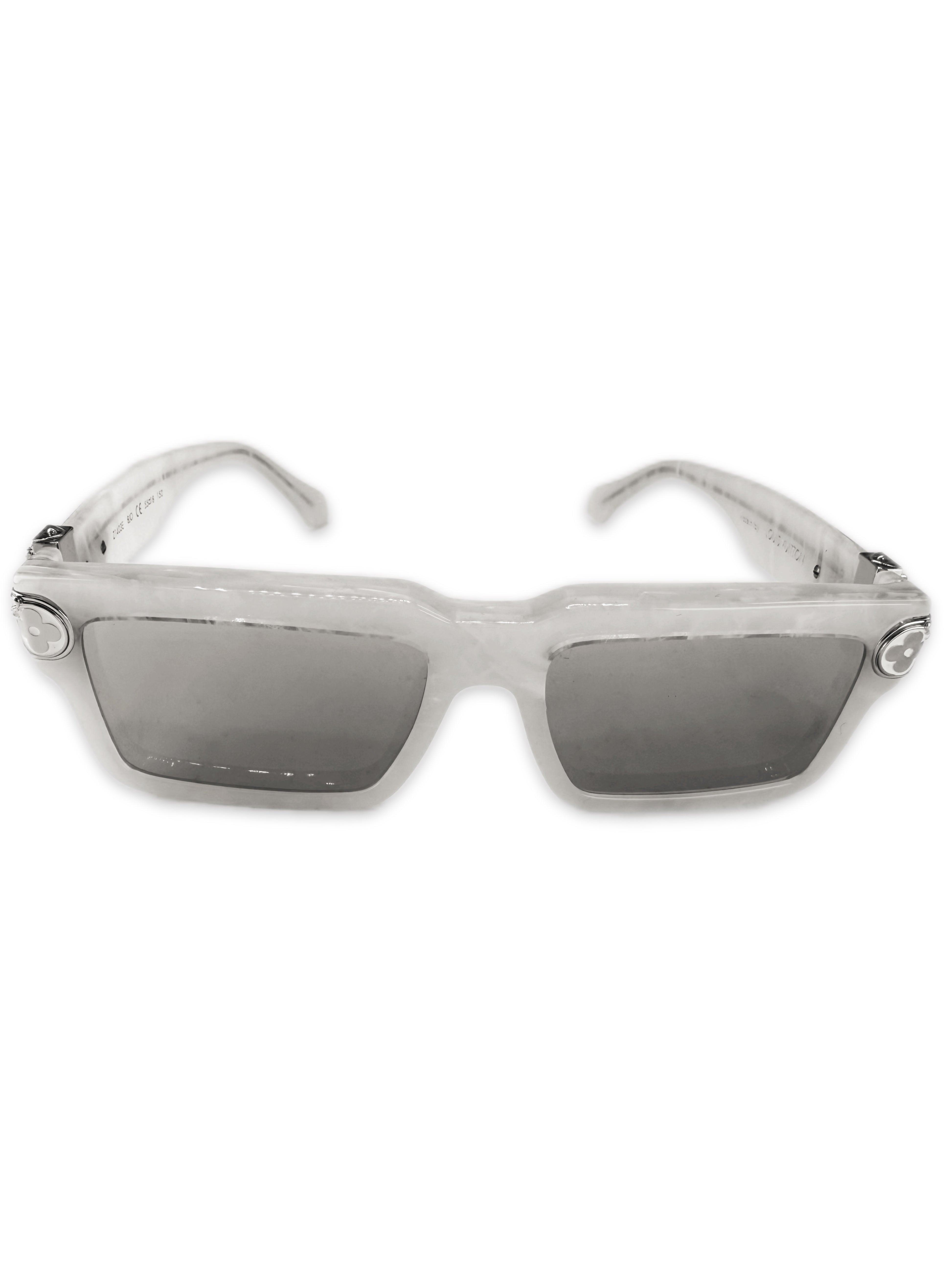 Louis Vuitton 1.1 Millionaire Rectangular Marble Sunglasses