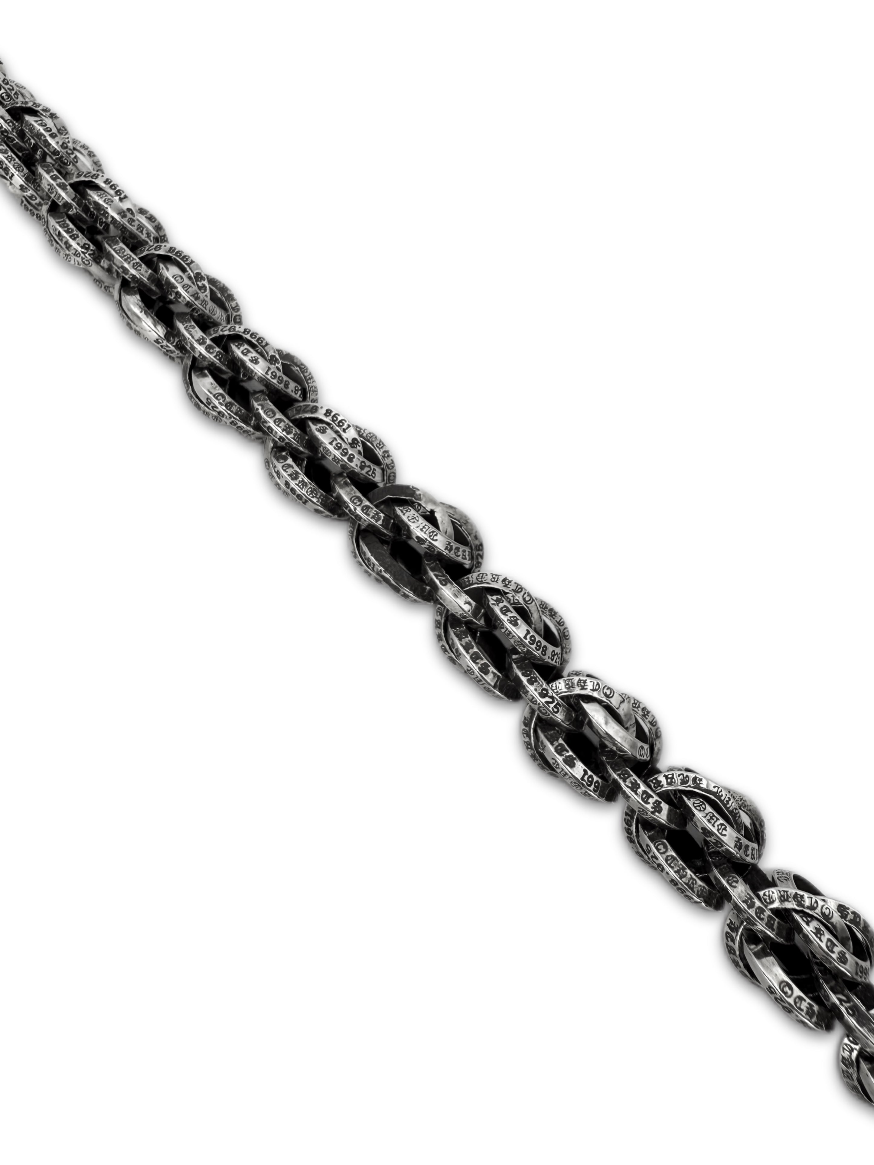 Chrome Hearts Double B Ring Lobster Clasp 25 inch Wallet Chain