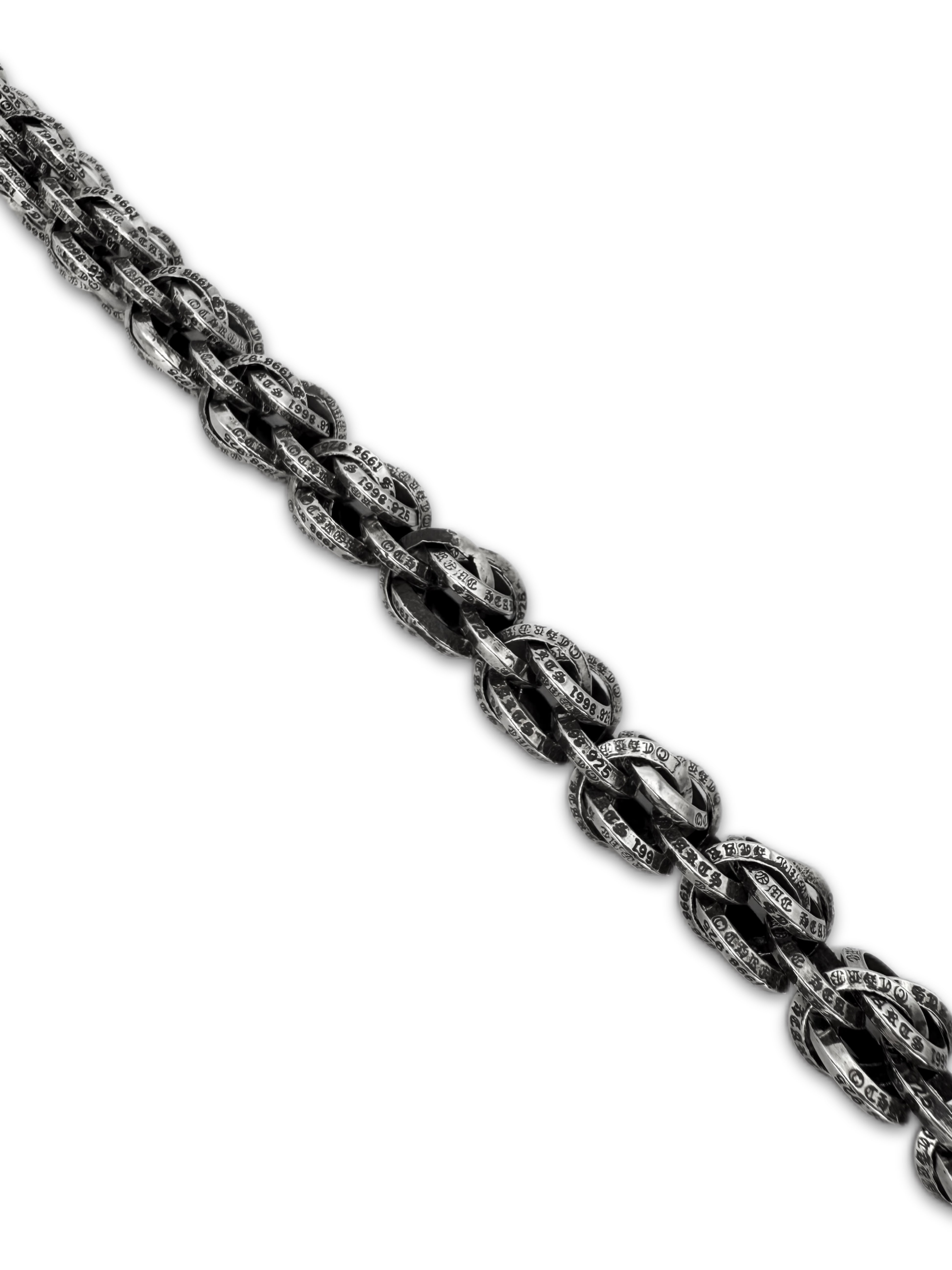 Chrome Hearts Double B Ring Lobster Clasp 25 inch Wallet Chain