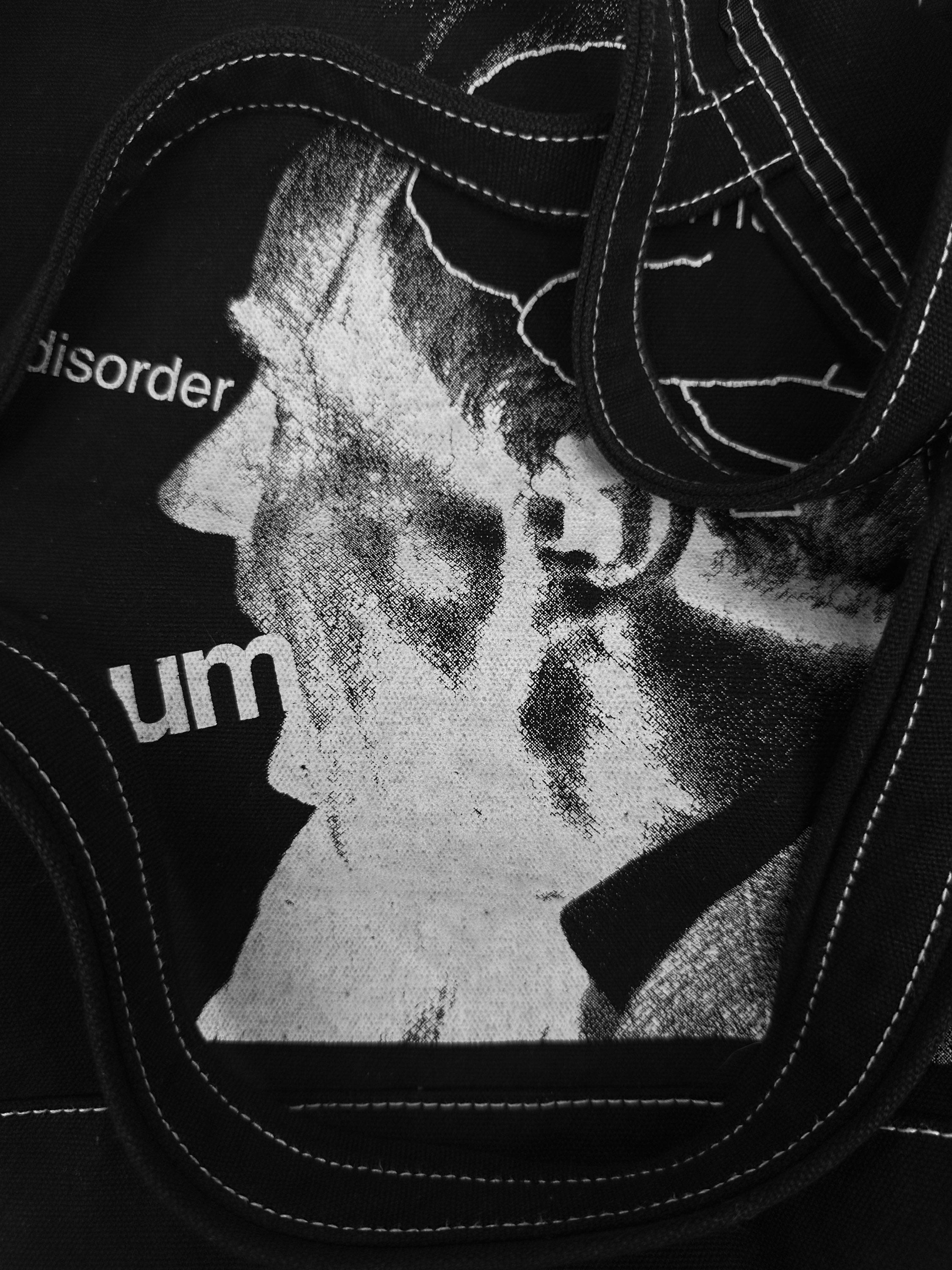 00s Undercover ‘Disorder’ Minimum Maximum Graphic Crossbody Bag